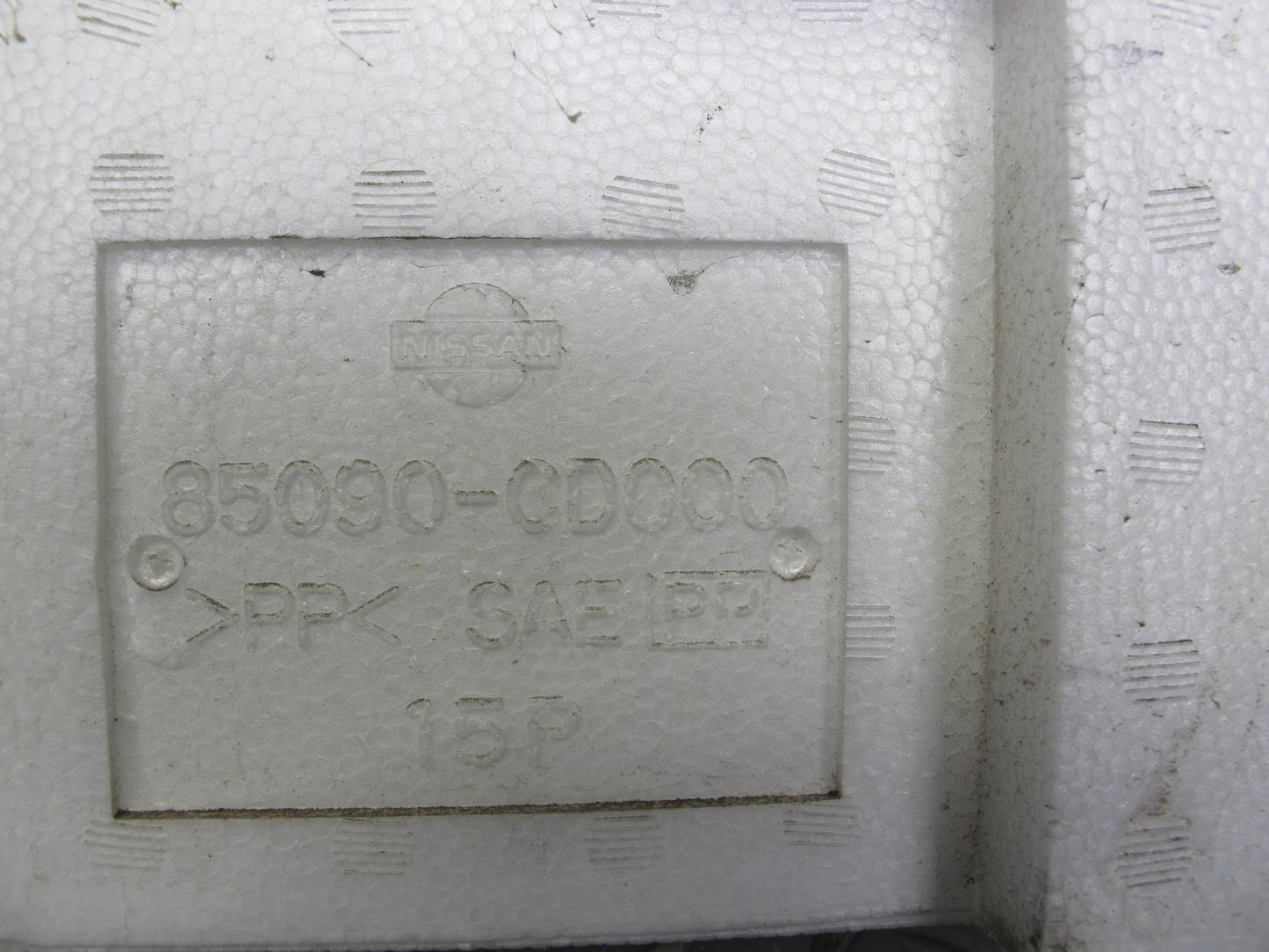 04-09 Nissan 350Z Z33 Convertible Rear Bumper Reinforcement w Foam Absorber OEM