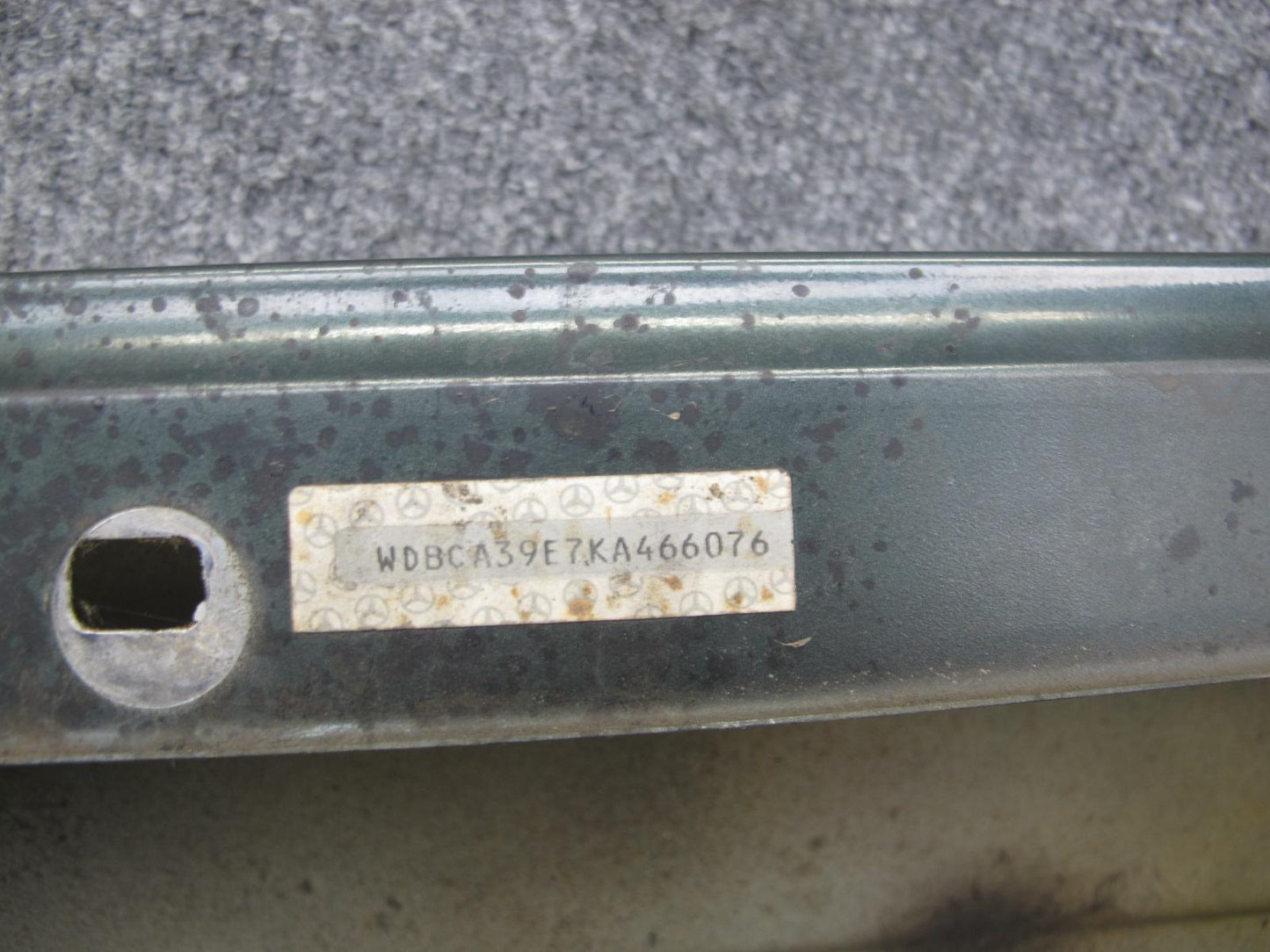86-91 Mercedes W126 Front Right Fender Shell Cover Panel OEM