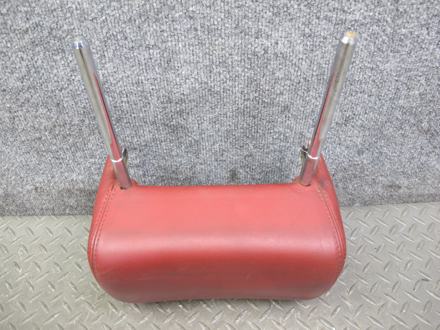 2001-2006 BMW E46 M3 Convertible Rear Left & Right Leather Headrest RED Set