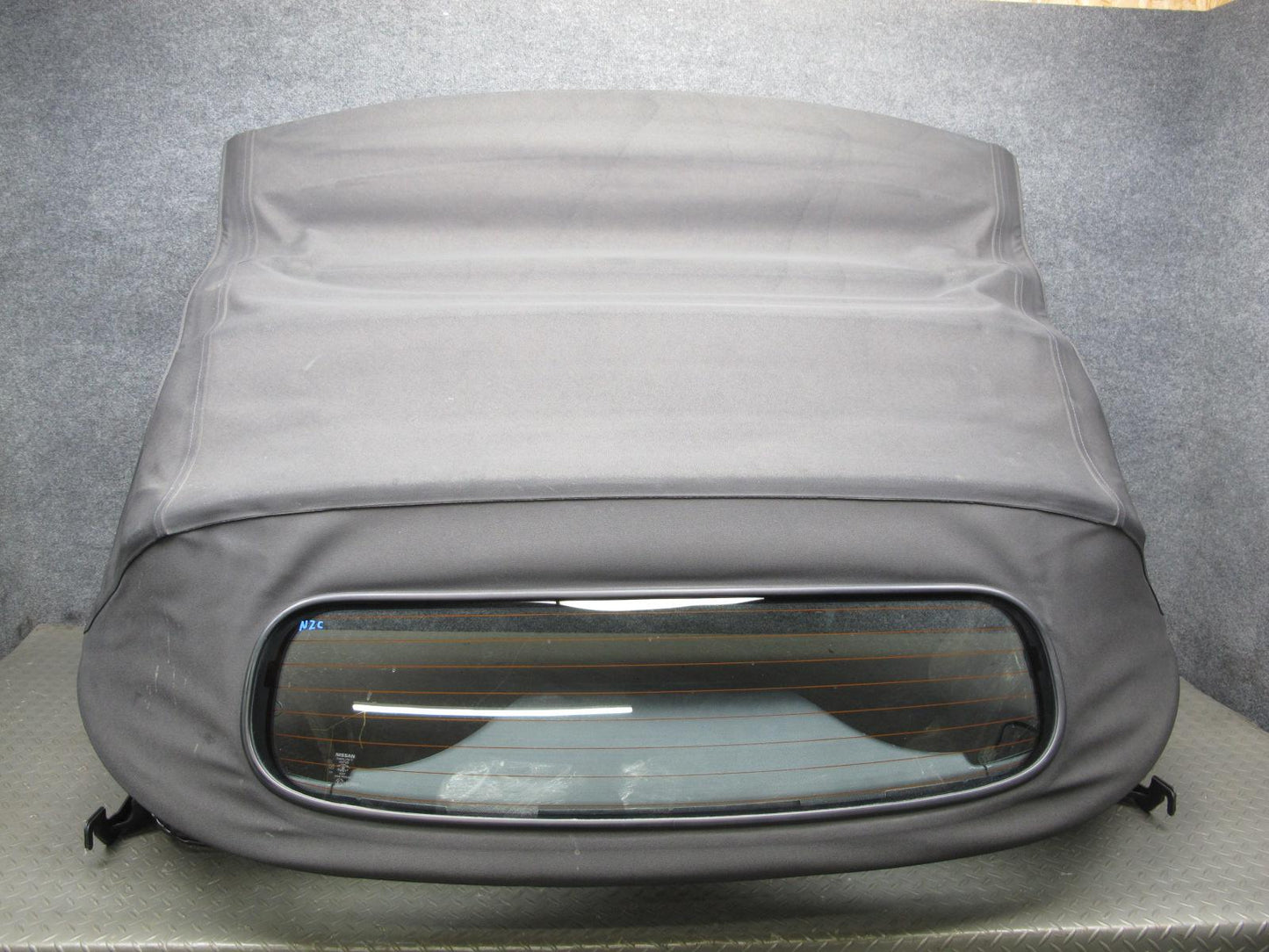04-09 Nissan 350Z Z33 Convertible Soft TOP Roof w Glass Assembly Black OEM