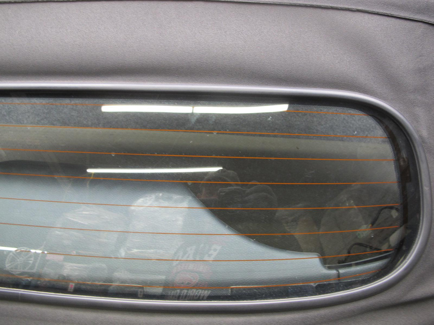 04-09 Nissan 350Z Z33 Convertible Soft TOP Roof w Glass Assembly Black OEM
