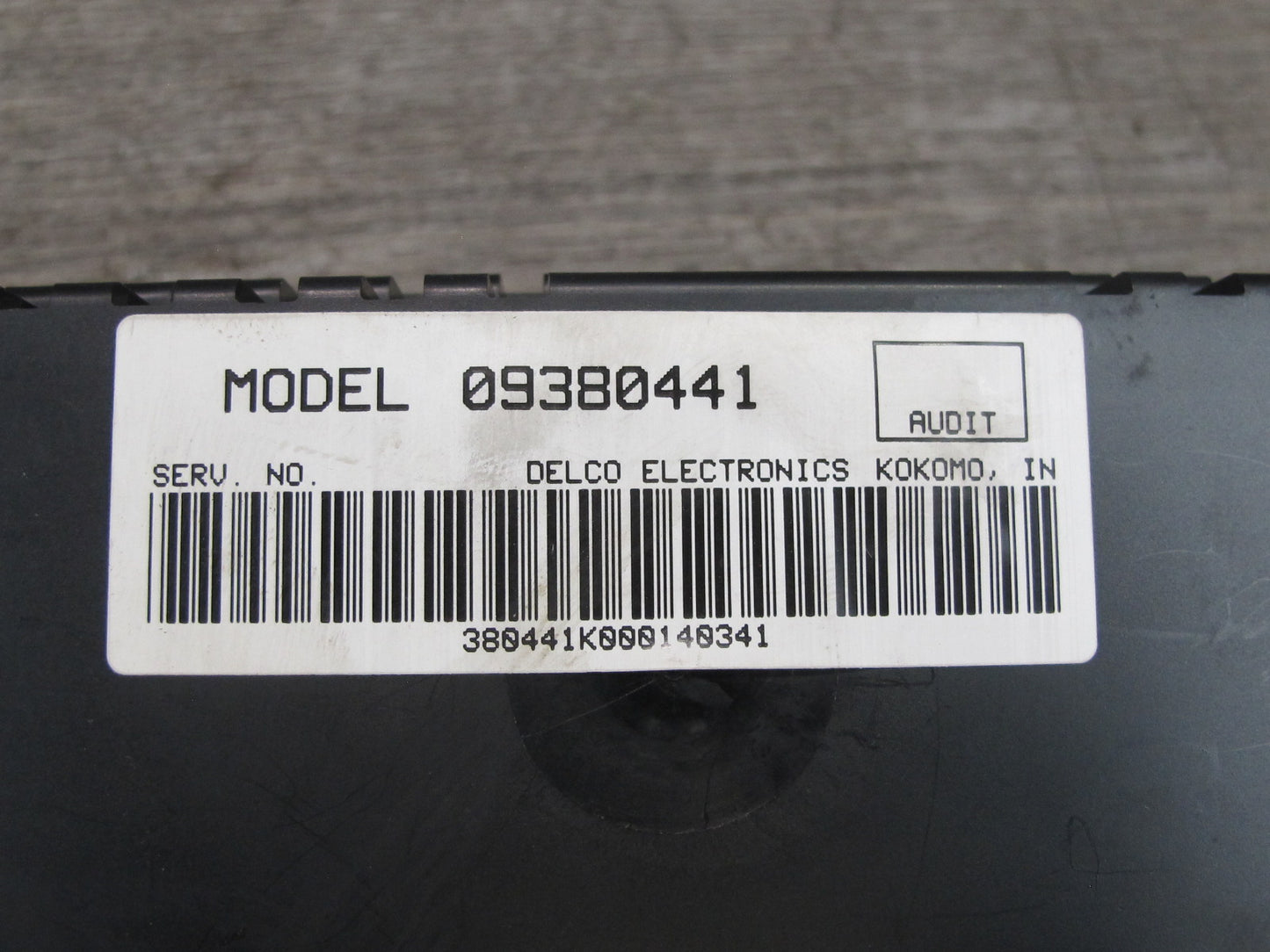 00-04 Chevrolet Corvette C5 A/C Climate Control Switch Panel 09380441 OEM