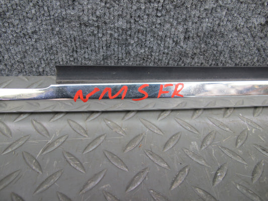 86-91 Mercedes W126 Set of 6 Front Left & Right Door Chrome Trim Molding OEM