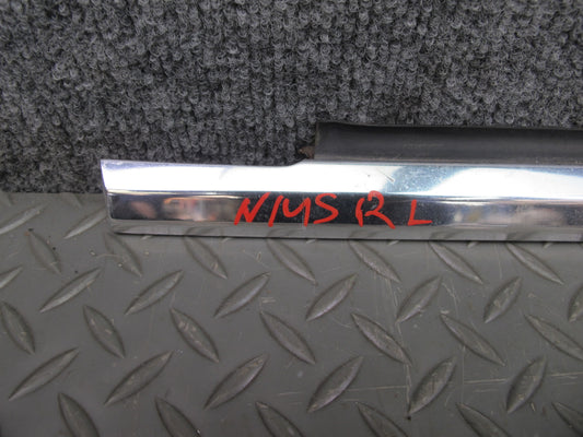 86-91 Mercedes W126 Set of 10 Rear Left & Right Door Chrome Trim Molding OEM