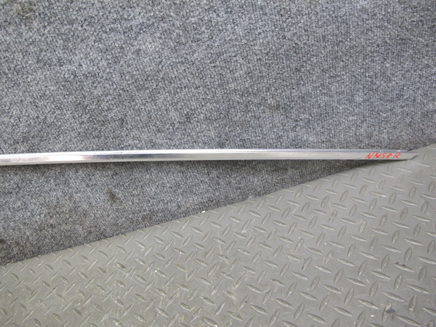 86-91 Mercedes W126 Set of 10 Rear Left & Right Door Chrome Trim Molding OEM