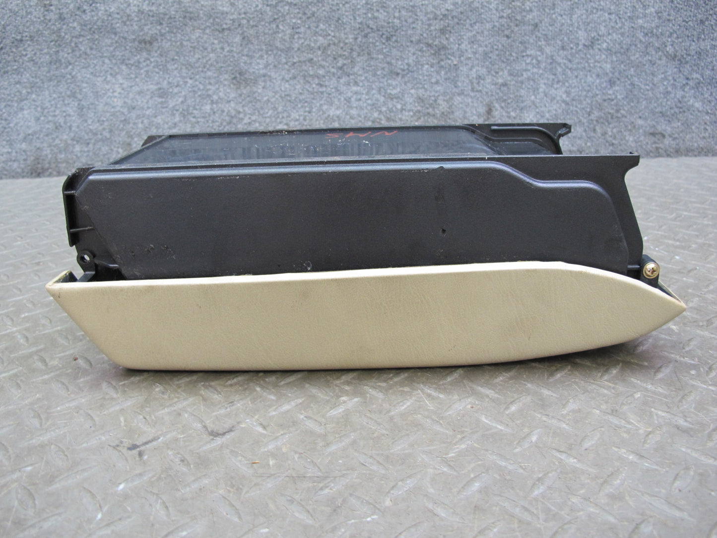 86-91 Mercedes W126 Center Console Roller Blind Compartment Storage OEM