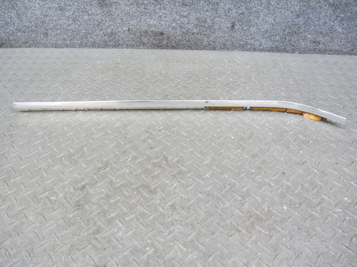 85-89 BMW E24 Right Door Window Exterior Chrome Trim Molding Set OEM