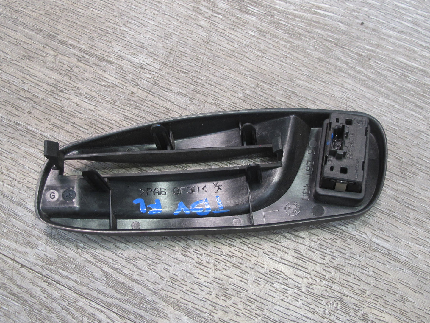 01-06 BMW E46 Convertible Set of 4 Front Leather Sport Seat Trim Cover Panel OEM