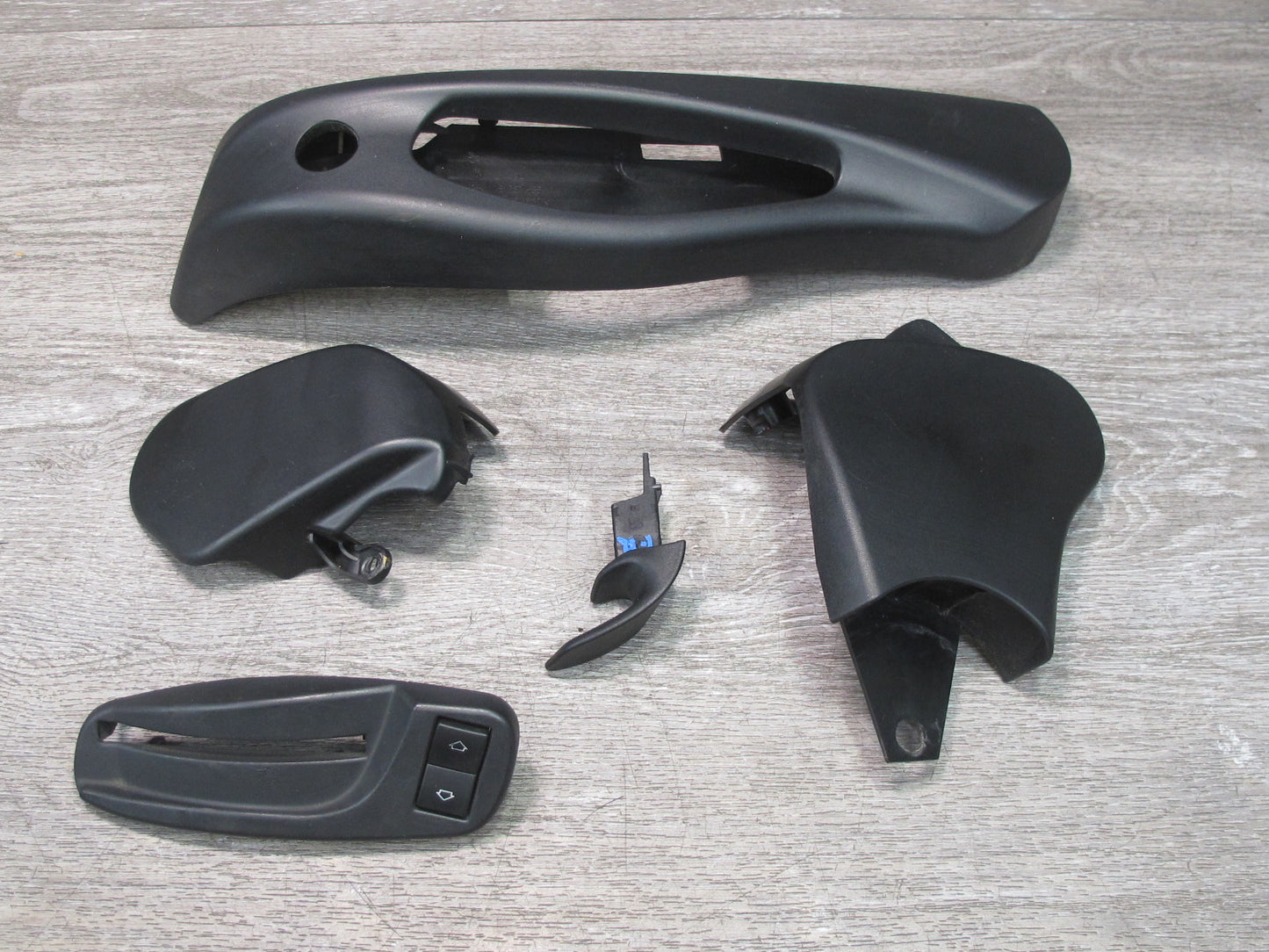 01-06 BMW E46 Convertible Set of 5 Front Right Sport Seat Trim Cover Panel OEM
