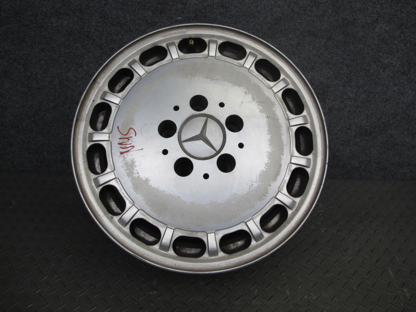 86-91 Mercedes W126 Set of 4 Factory 15" R15 Alloy Wheel Rim 15x6.5J ET21.5