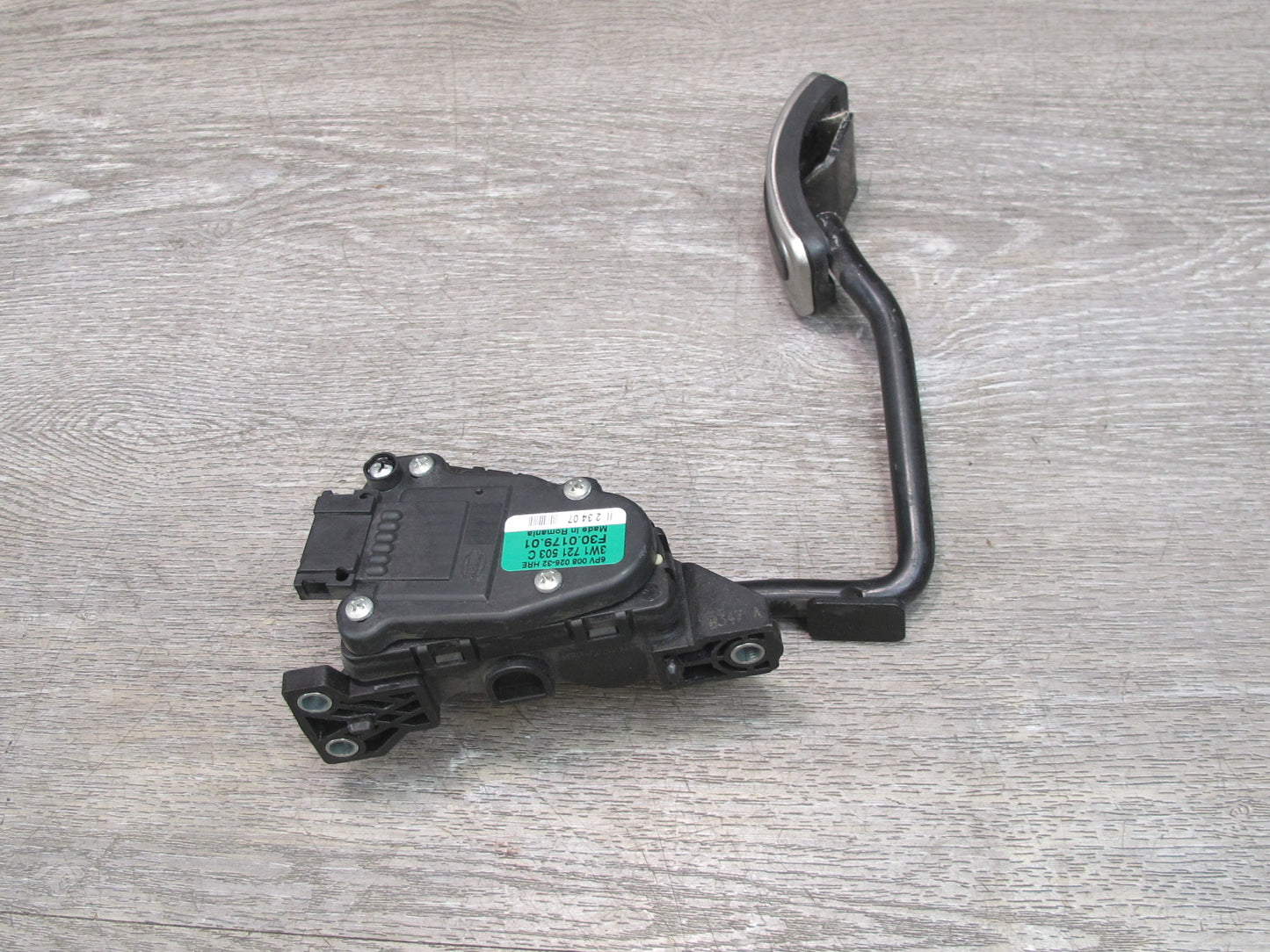 03-12 Bentley Continental GTC GT Gas Acceleration Pedal 3W1721503C