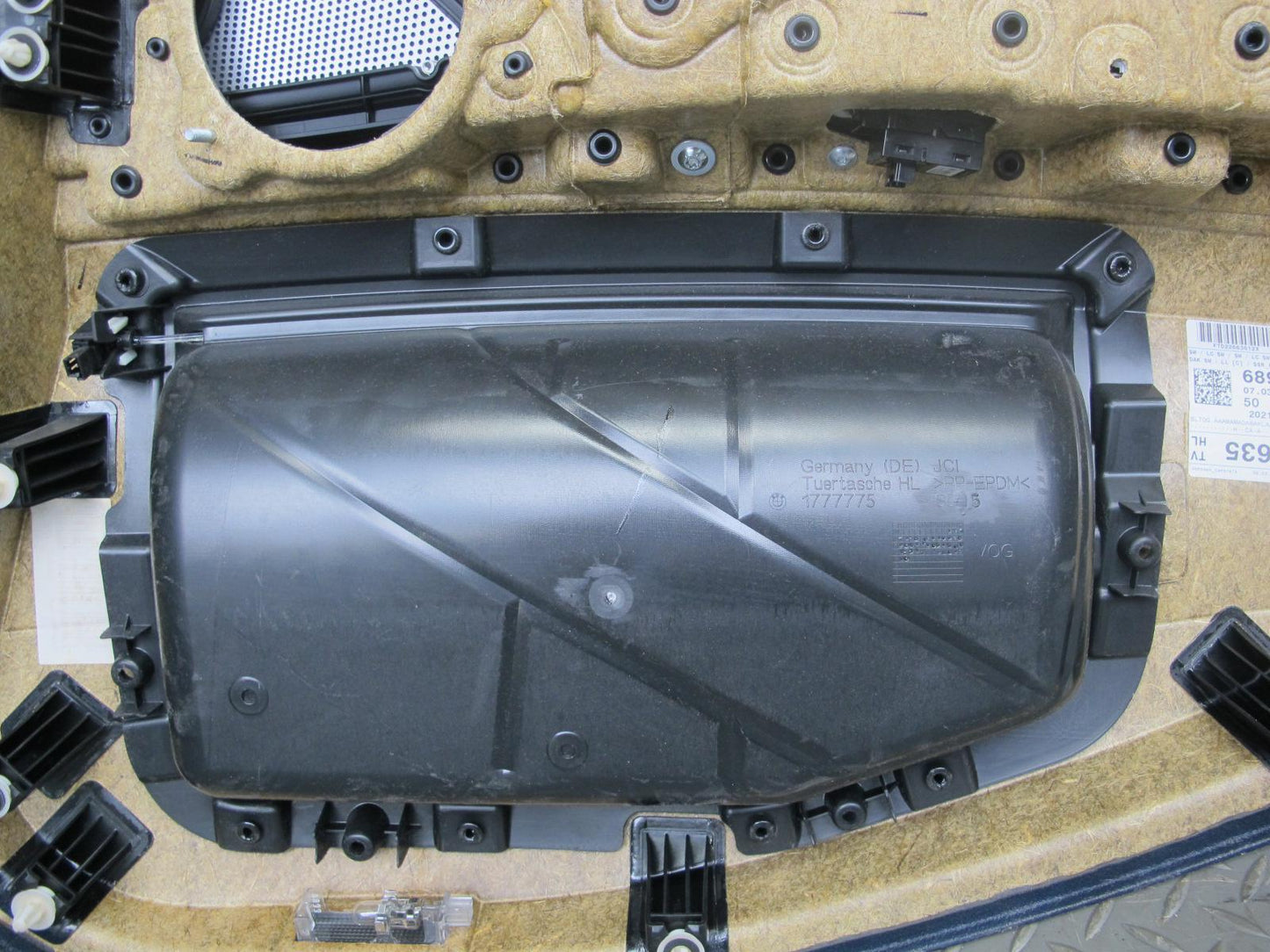 11-16 BMW F10 5-SERIES Rear Left & Right Door Interior Trim Cover Panel Set OEM