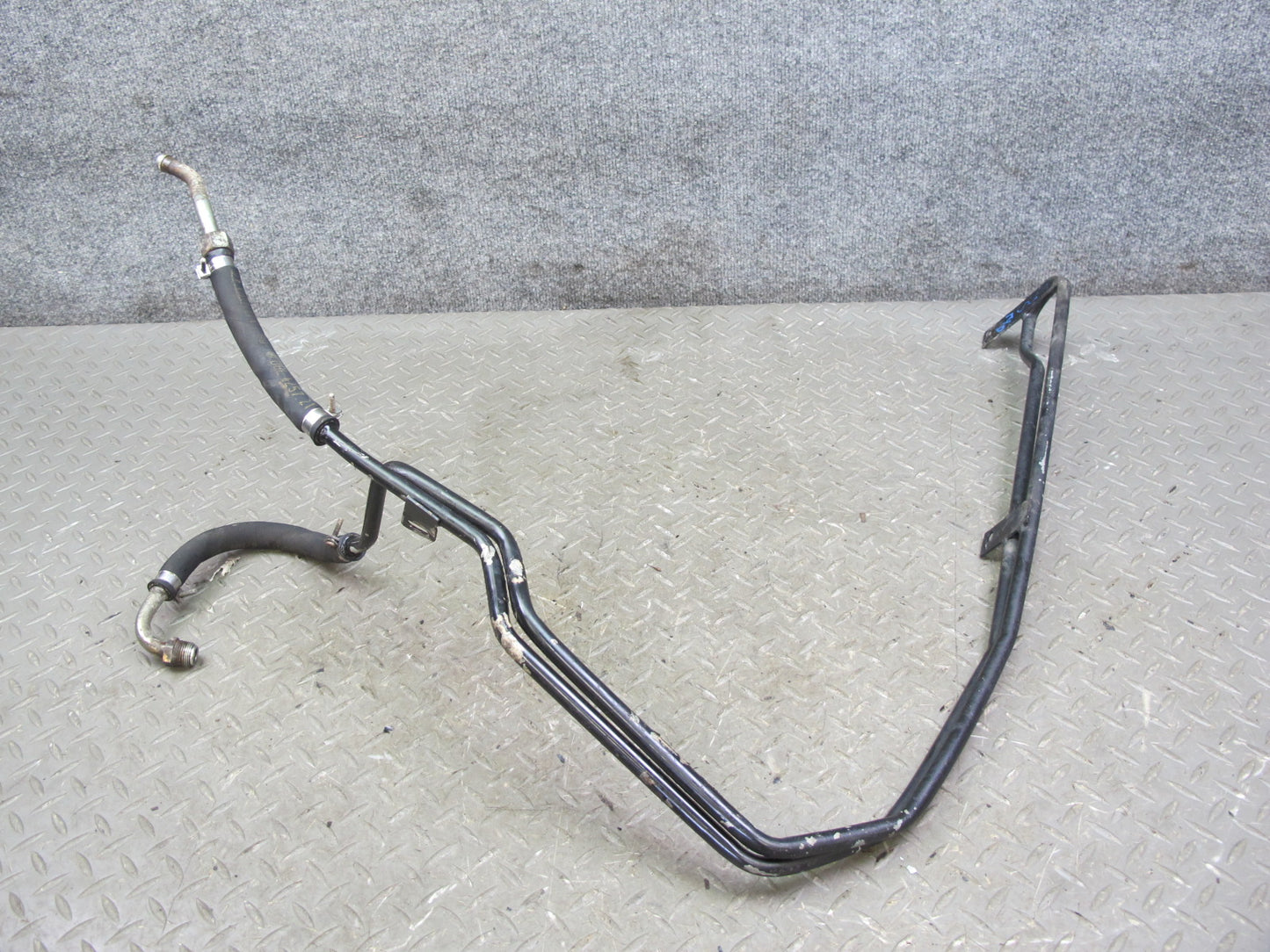 86-91 Mercedes W126 Set of 2 Power Steering Hose Pipe Line OEM