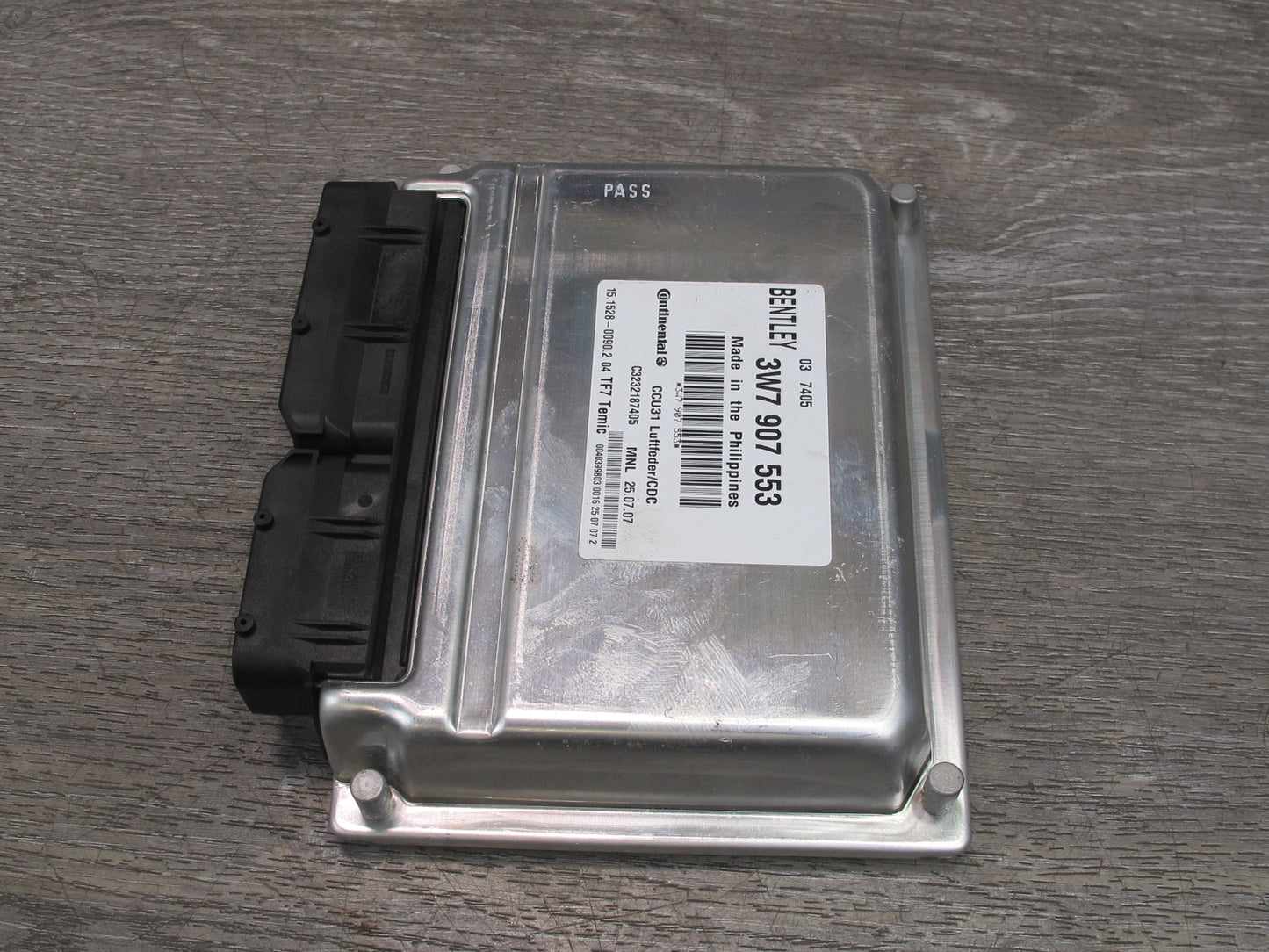 2007-2008 Bentley Continental GTC Air Suspension Control Module 3W7907553