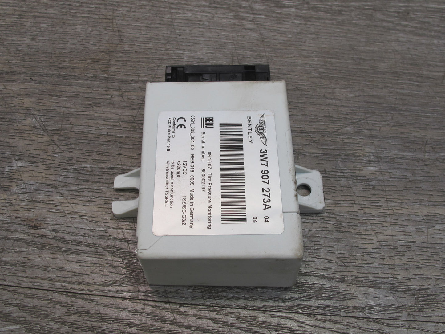 2006-2010 Bentley Continental GTC GT Tire Pressure Monitoring System TPMS Module