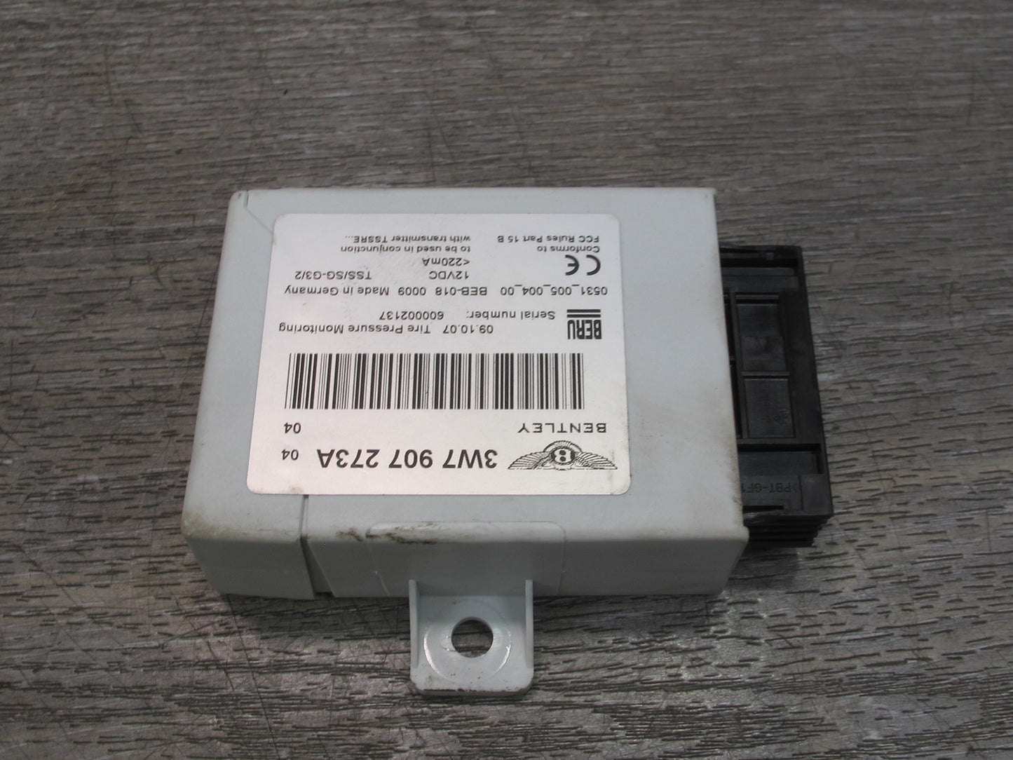 2006-2010 Bentley Continental GTC GT Tire Pressure Monitoring System TPMS Module