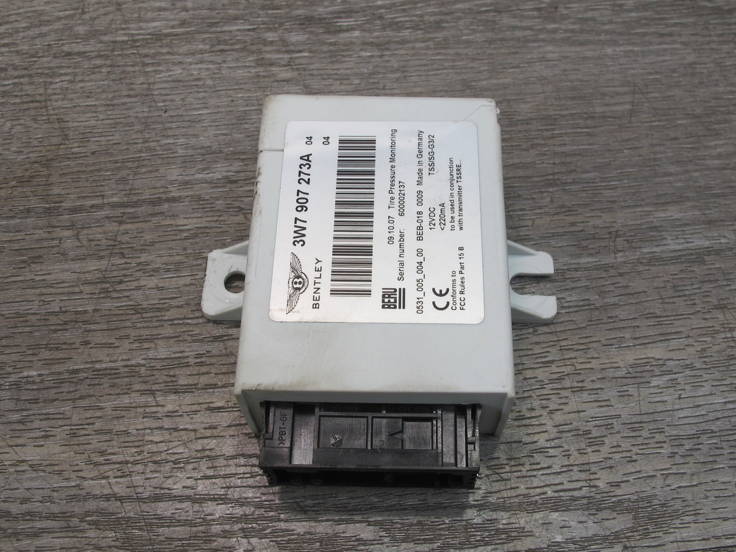 2006-2010 Bentley Continental GTC GT Tire Pressure Monitoring System TPMS Module