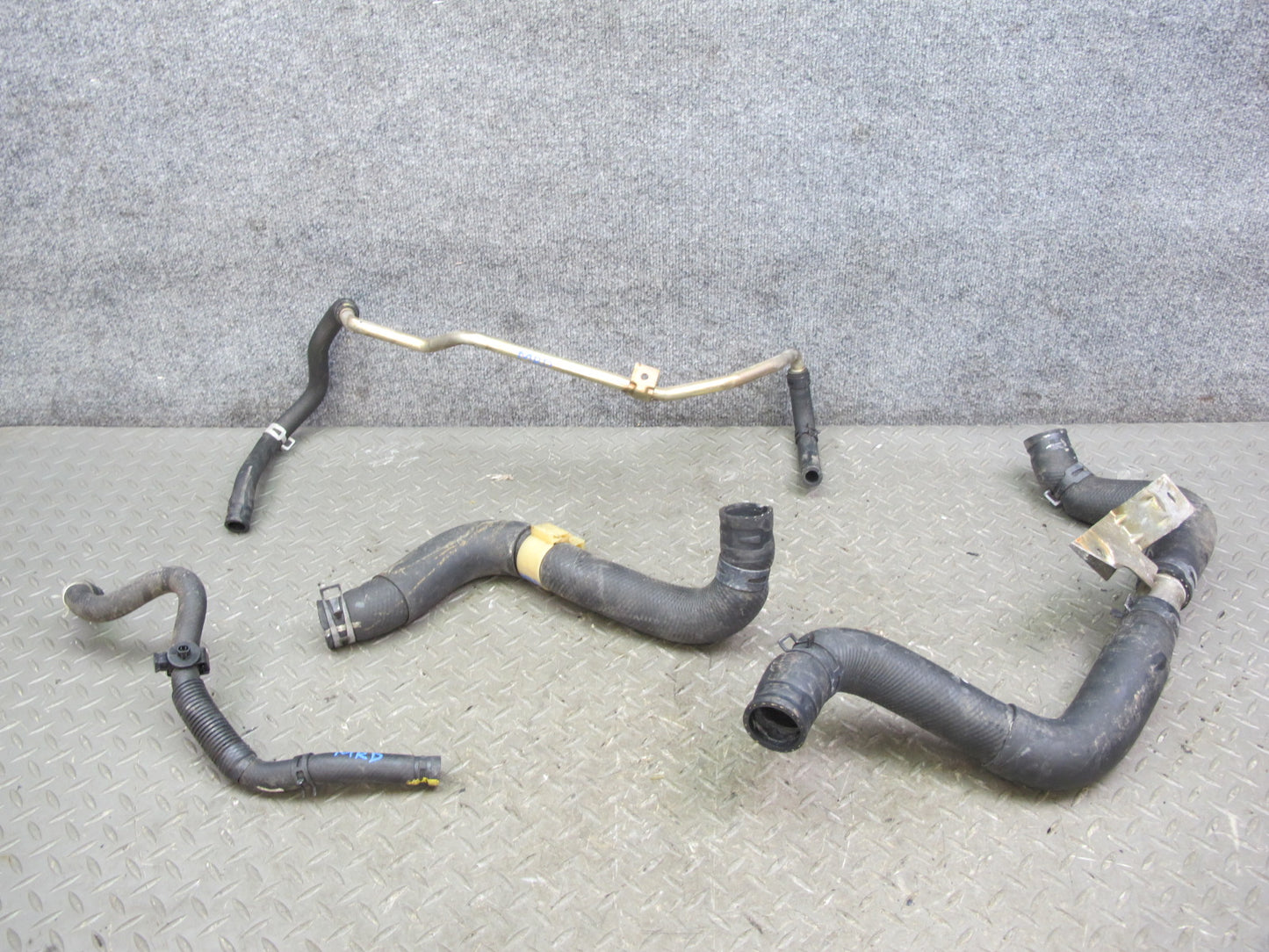 04-08 Mazda RX8 1.3L Engine Motor Radiator Coolant Hose Line Pipe Set OEM