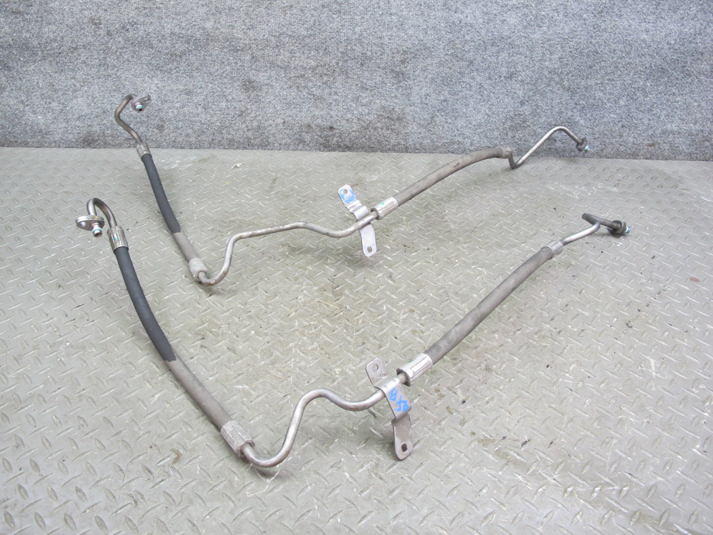11-16 BMW F07 F10 Set of 2 Dynamic Drive Active Suspension Hose Pipe Line OEM