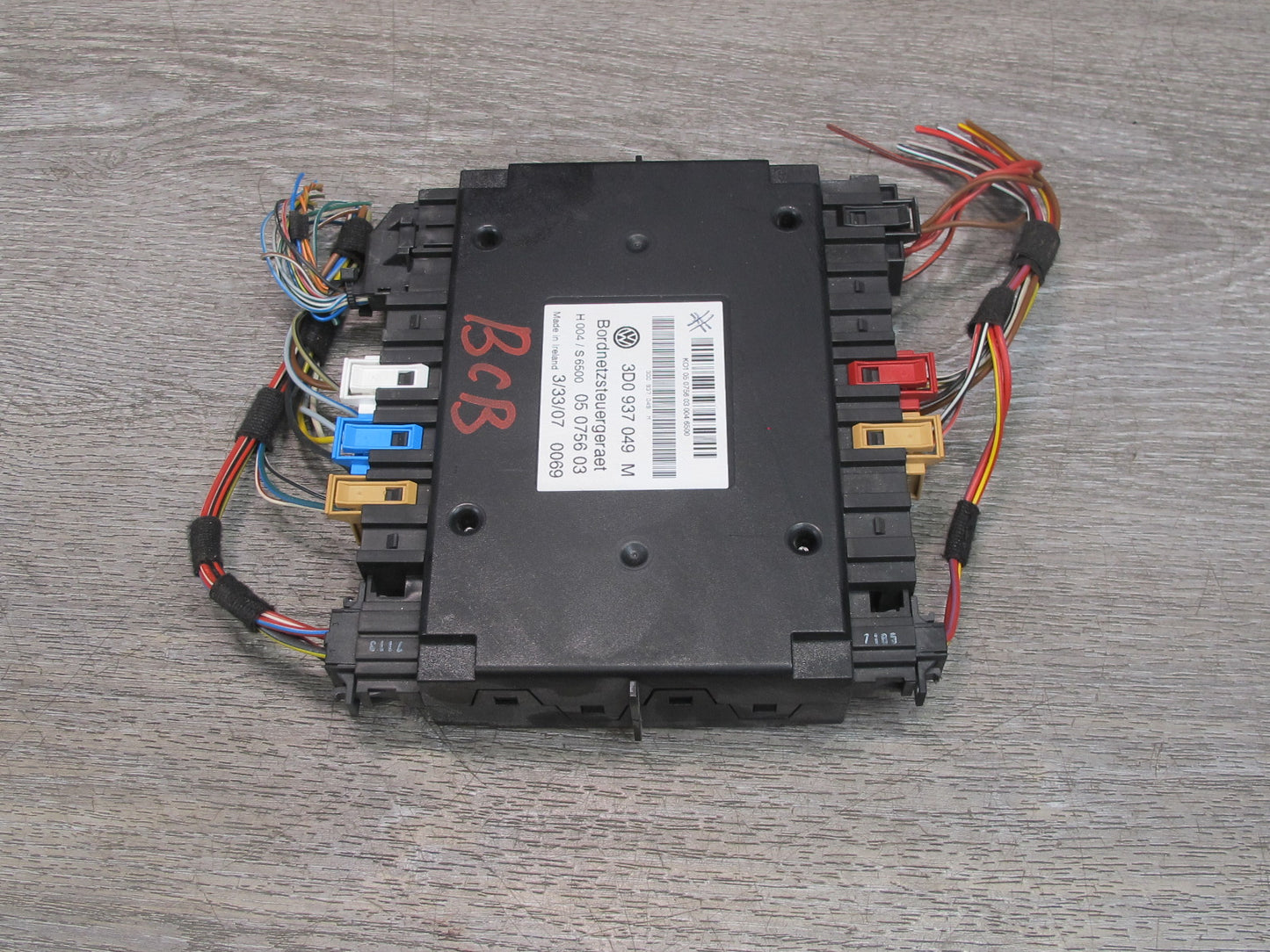 03-12 Bentley Continental GTC GT Onboard Power Supply Control Module 3D0937049M