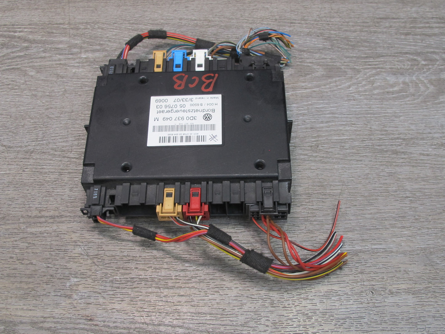 03-12 Bentley Continental GTC GT Onboard Power Supply Control Module 3D0937049M
