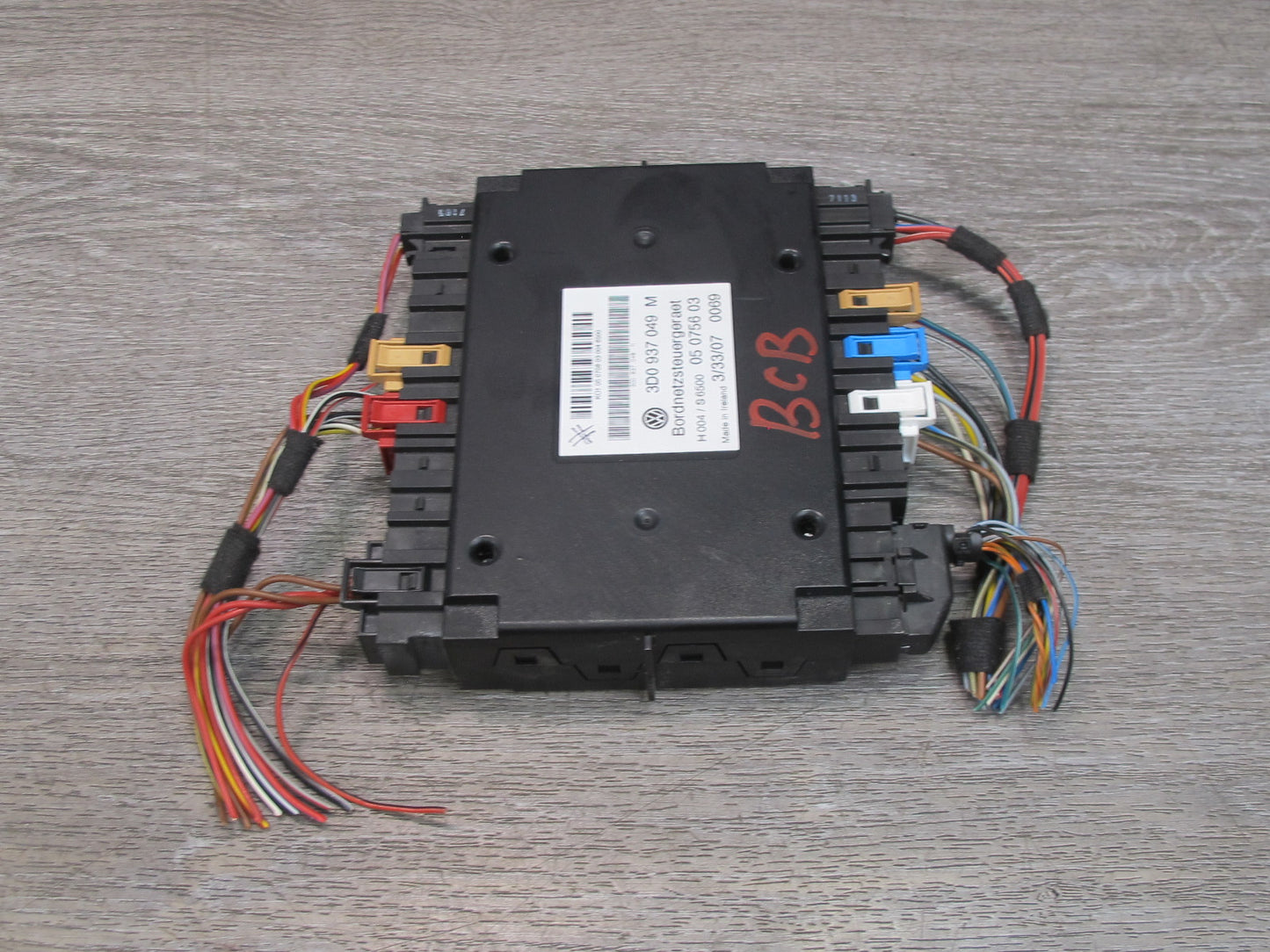 03-12 Bentley Continental GTC GT Onboard Power Supply Control Module 3D0937049M