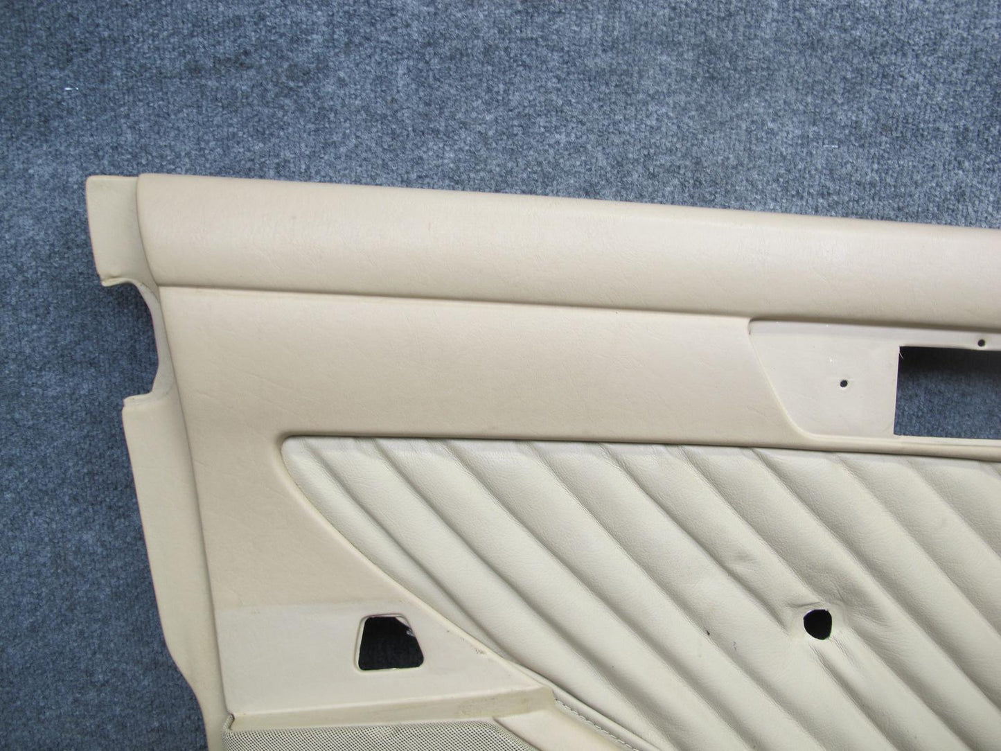 86-91 Mercedes W126 Set of 2 Front Left & Right Door Interior Trim Panel OEM