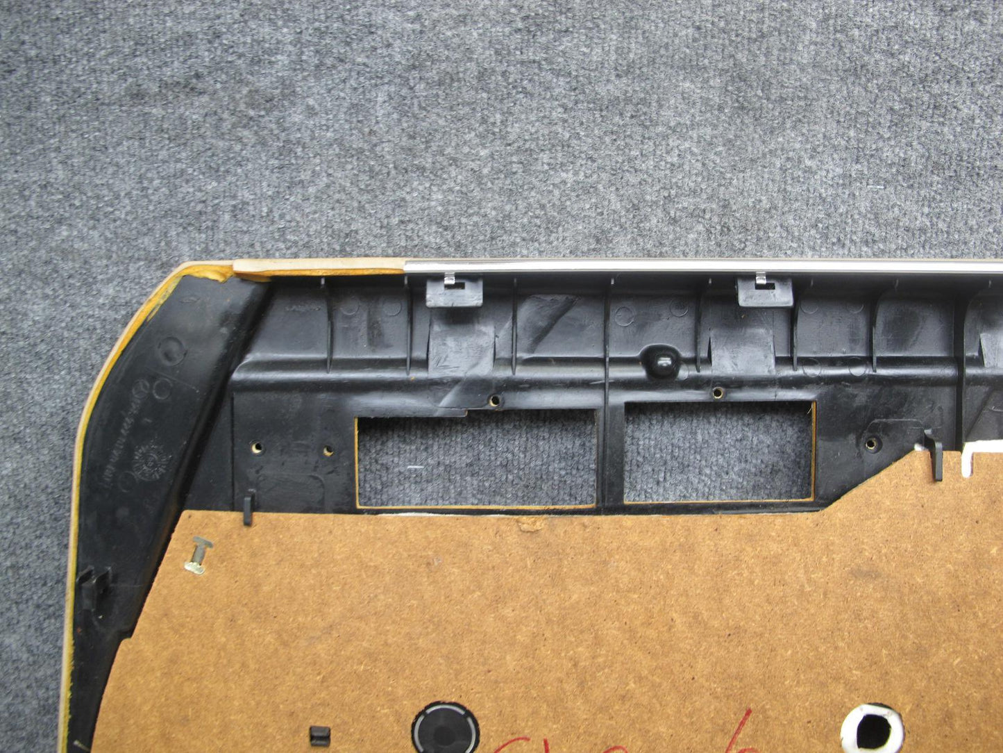86-91 Mercedes W126 Set of 2 Front Left & Right Door Interior Trim Panel OEM