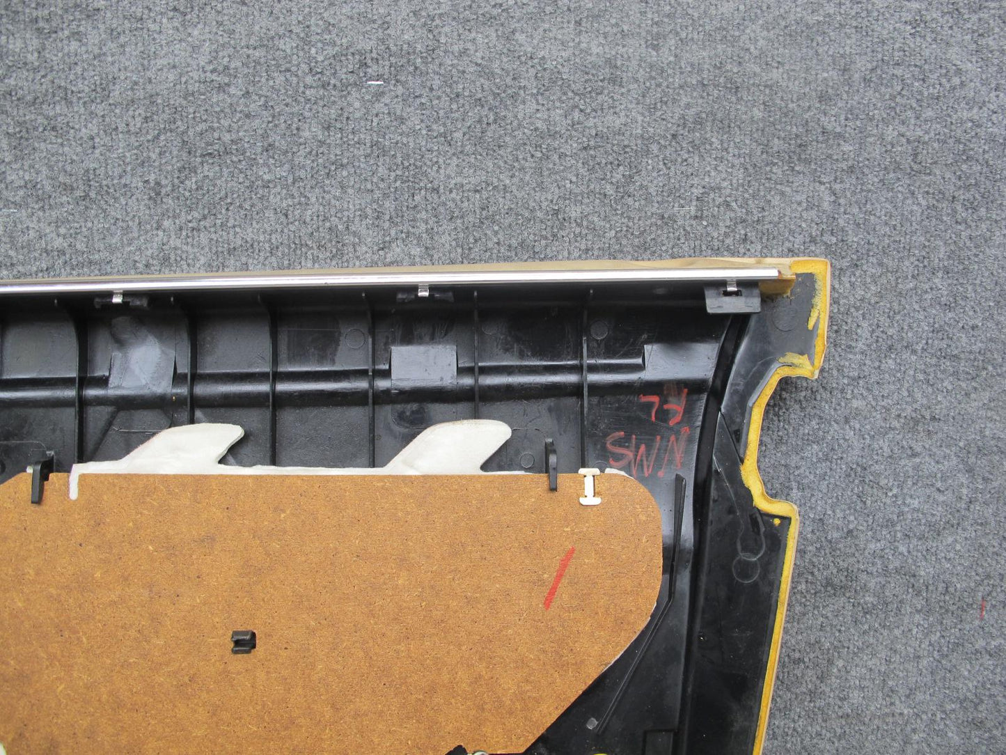 86-91 Mercedes W126 Set of 2 Front Left & Right Door Interior Trim Panel OEM