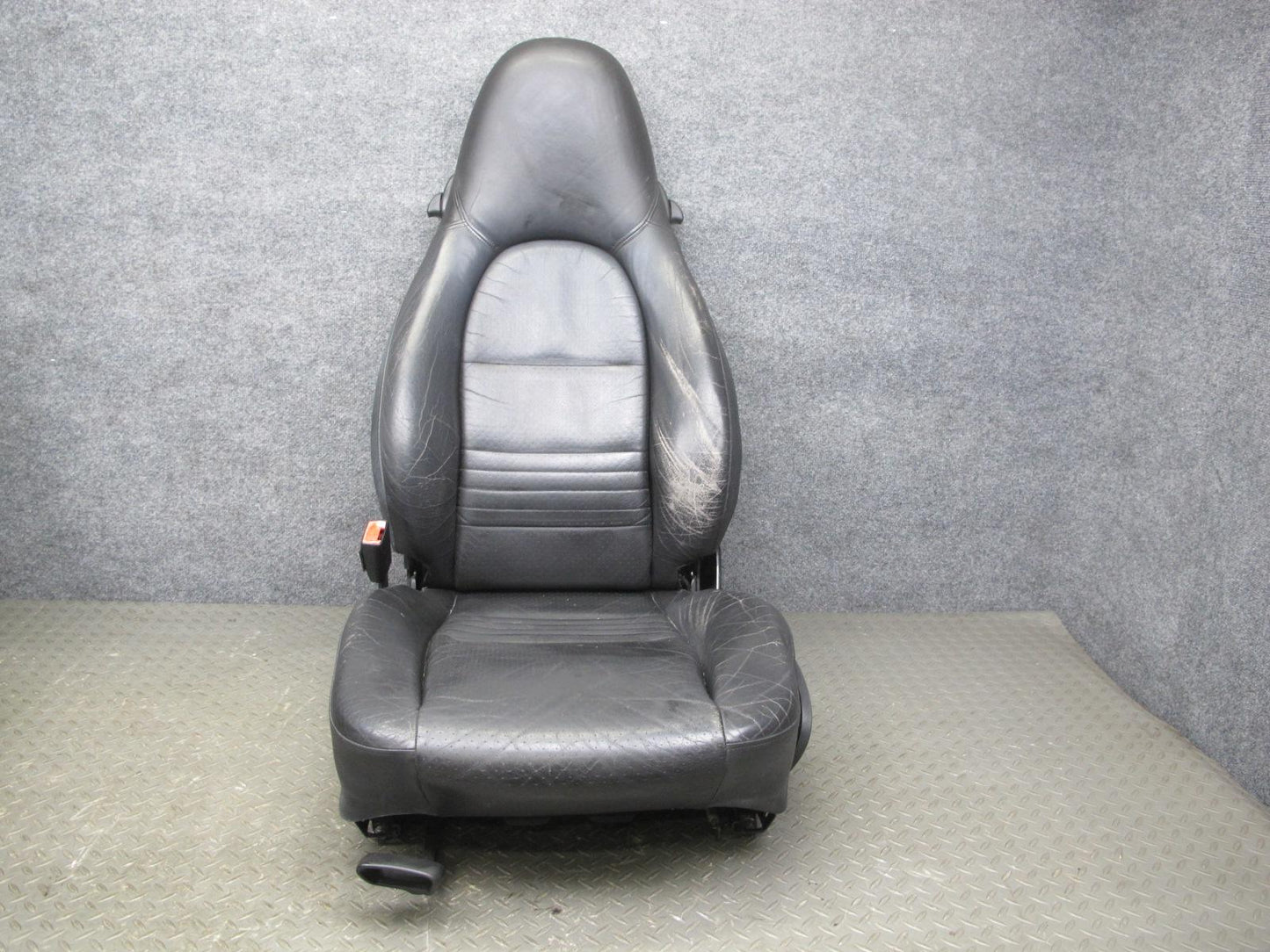2001-2004 Porsche Boxster 986 Front Left & Right Side Leather Seat Black Set