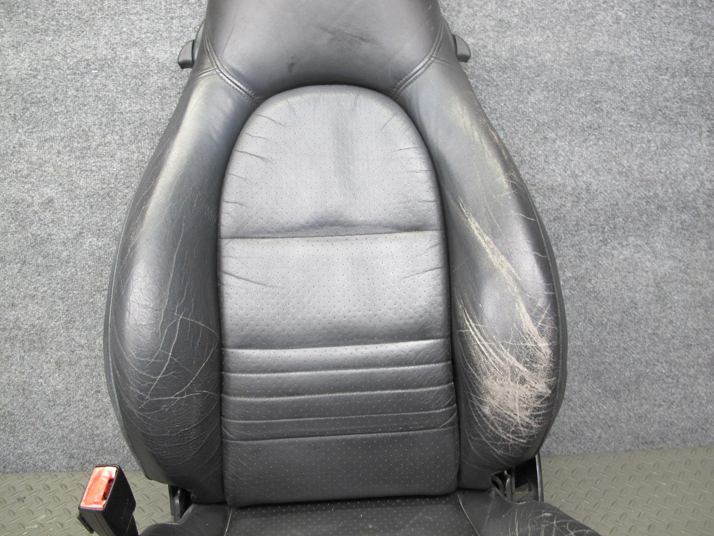 2001-2004 Porsche Boxster 986 Front Left & Right Side Leather Seat Black Set