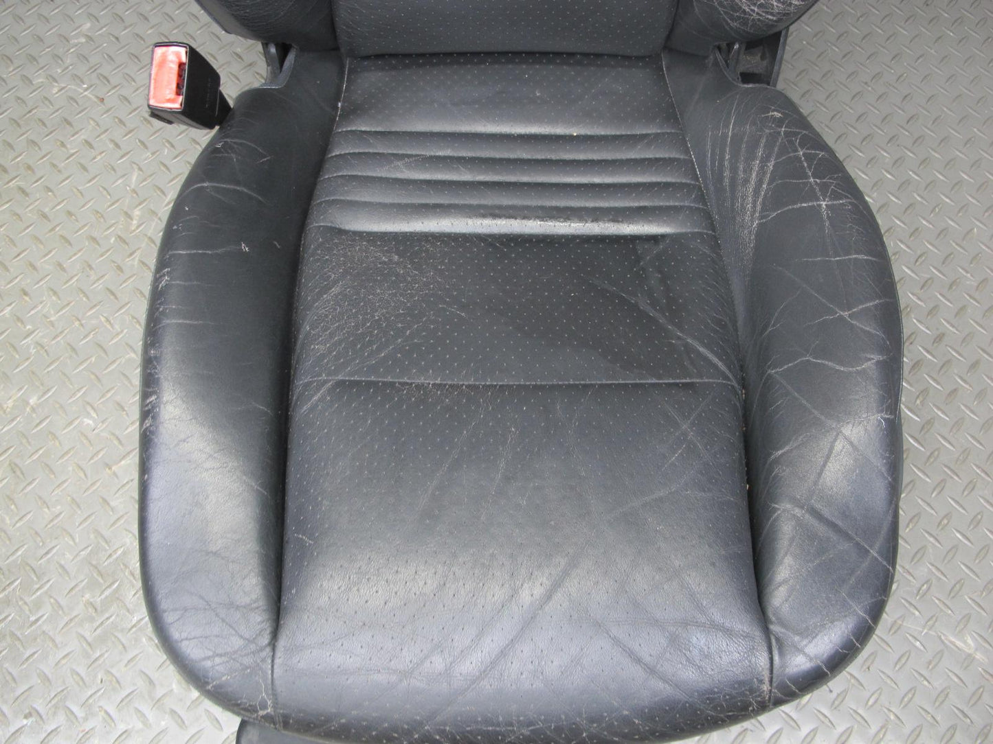 2001-2004 Porsche Boxster 986 Front Left & Right Side Leather Seat Black Set