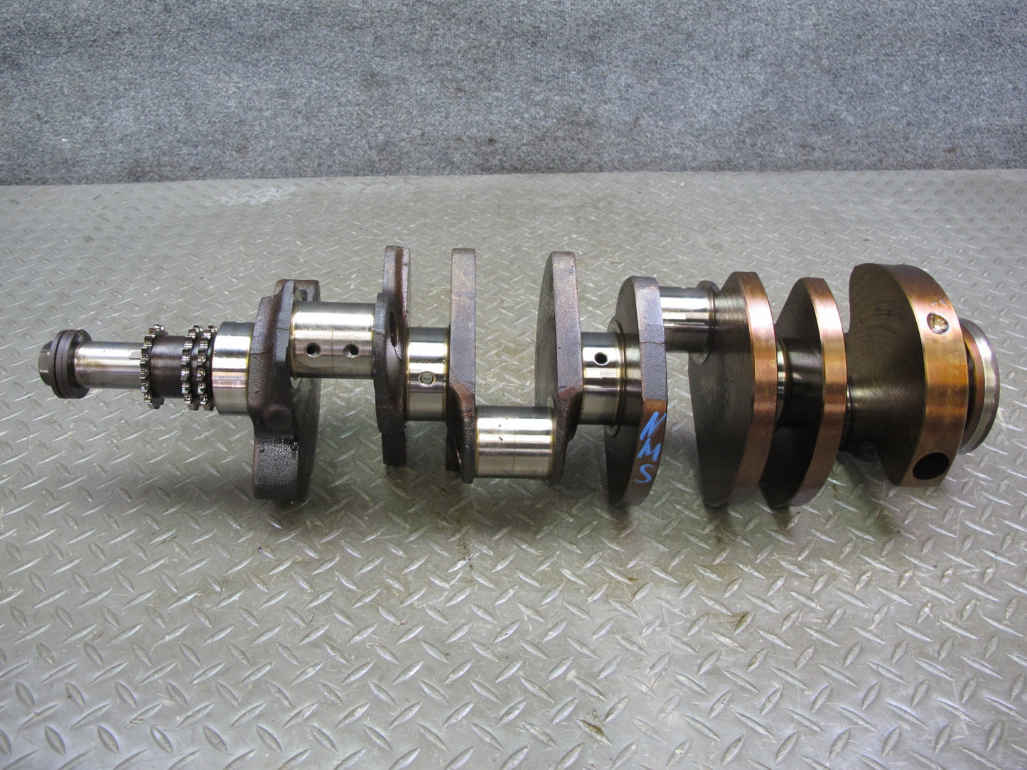 86-89 Mercedes W126 C126 560SEC 560SEL 5.5L M117 Engine Crankshaft OEM