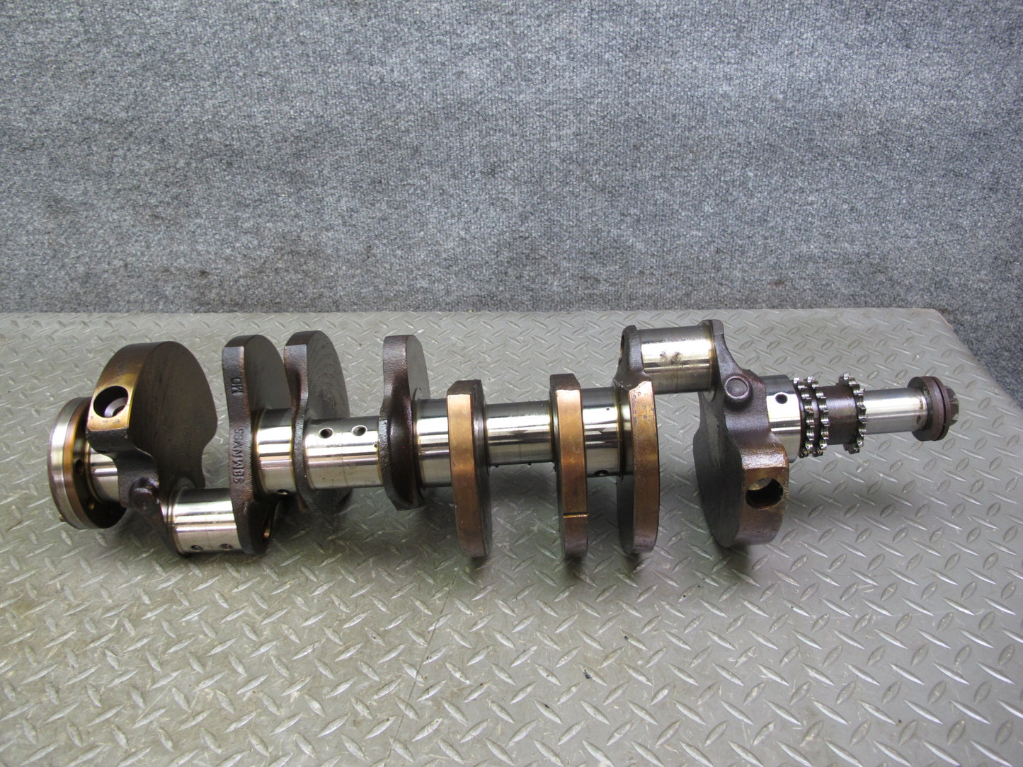 86-89 Mercedes W126 C126 560SEC 560SEL 5.5L M117 Engine Crankshaft OEM
