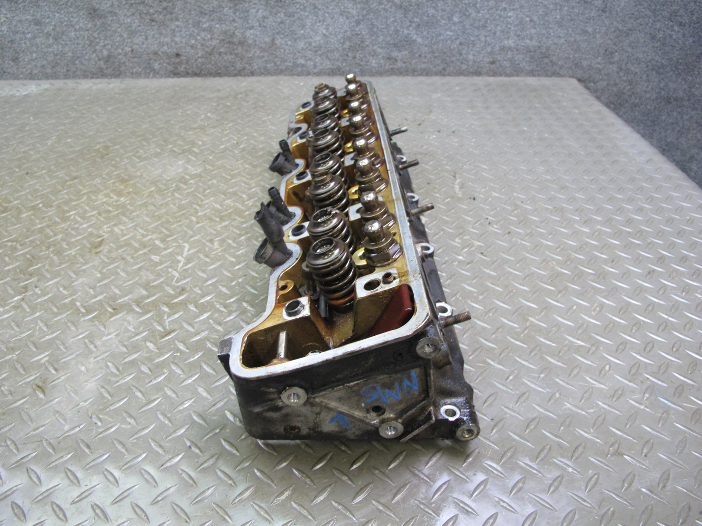 86-91 Mercedes W126 5.6L M117 117.968 Engine Left Cylinder Head 147k Miles OEM