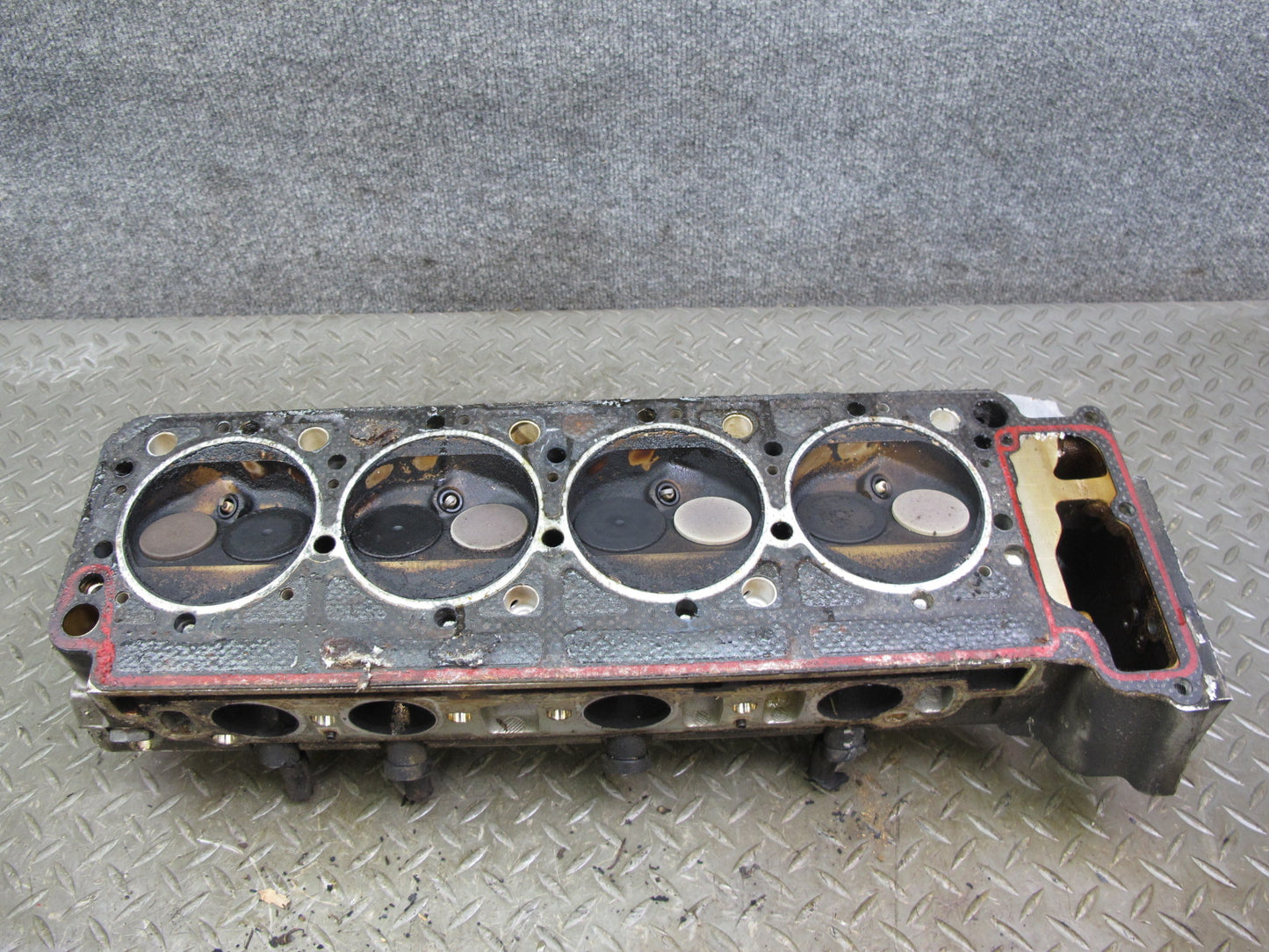 86-91 Mercedes W126 5.6L M117 117.968 Engine Right Cylinder Head 147k Miles OEM