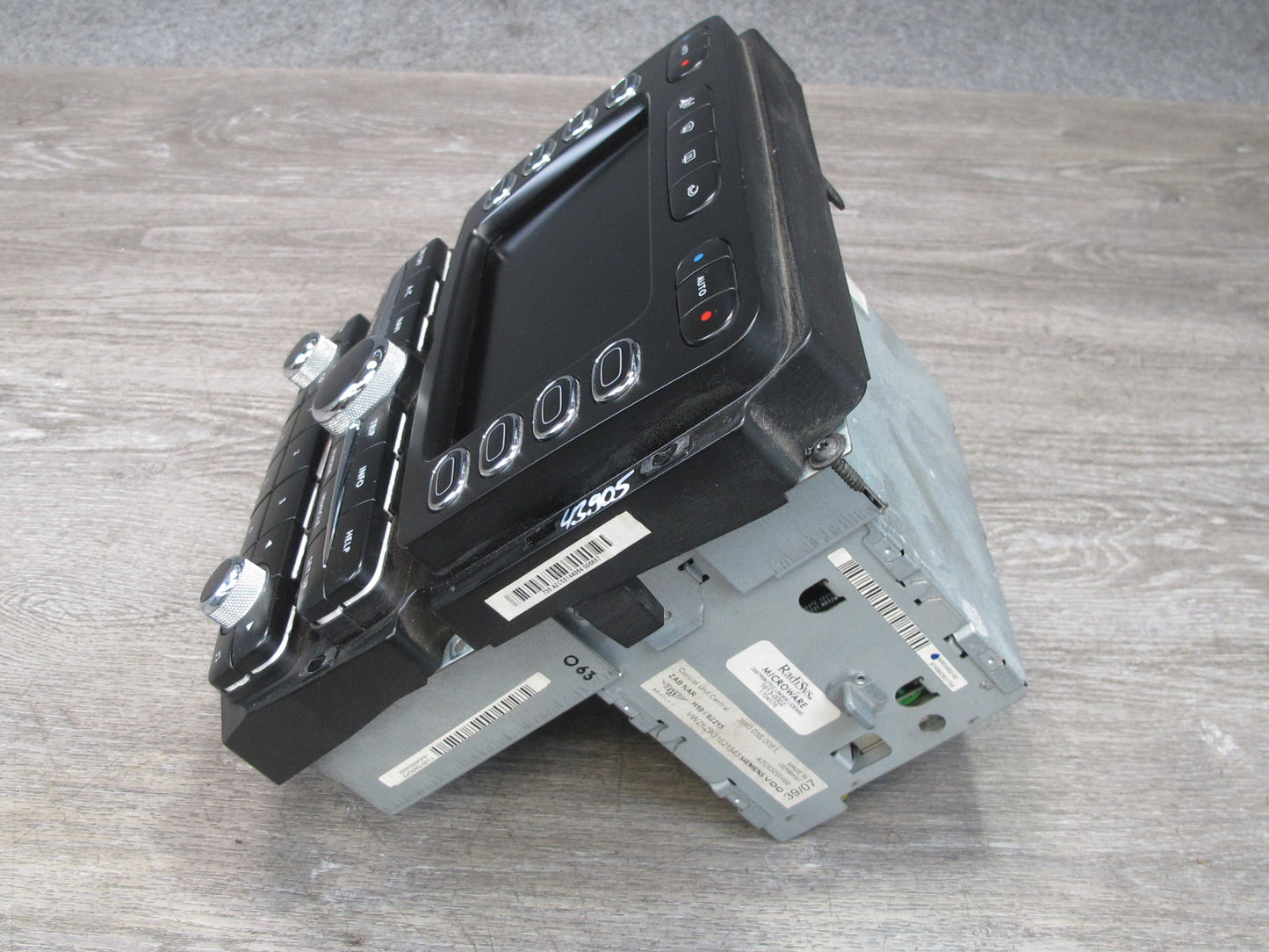 08-09 Bentley Continental GTC GT GPS Navi Radio CD Receiver Command Head Unit