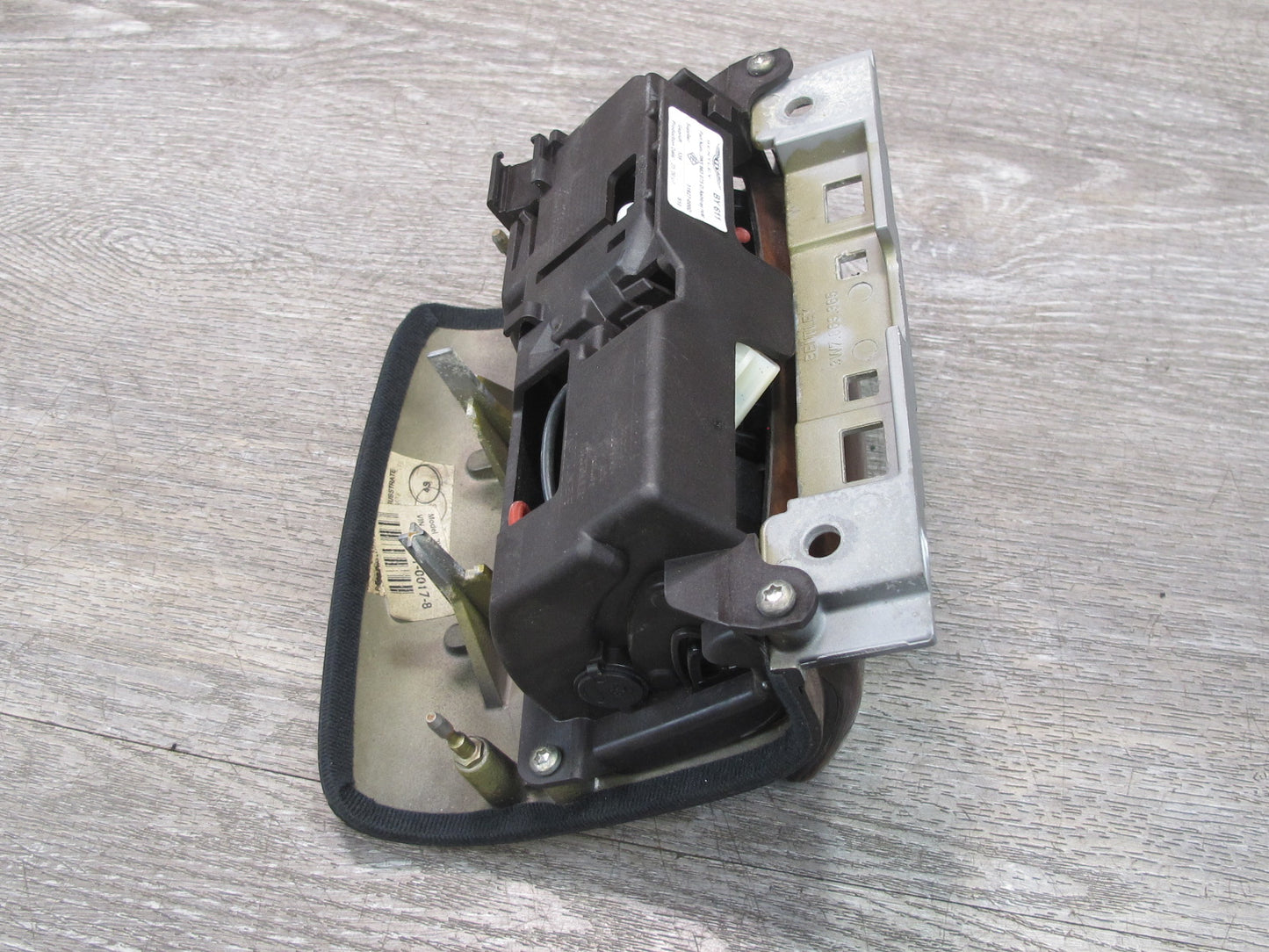 07-11 Bentley Continental GTC Rear Console Ashtray w Wood Trim