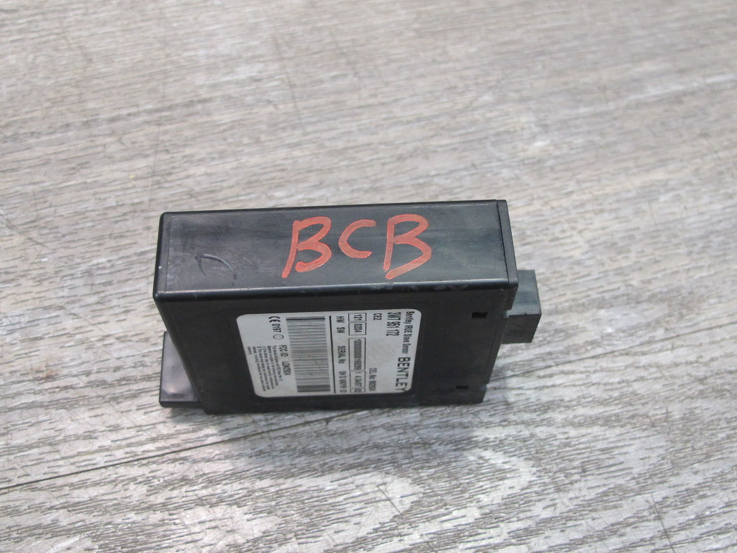 03-10 Bentley Continental GTC GT Anti Theft Alarm Control Module 3W7951172