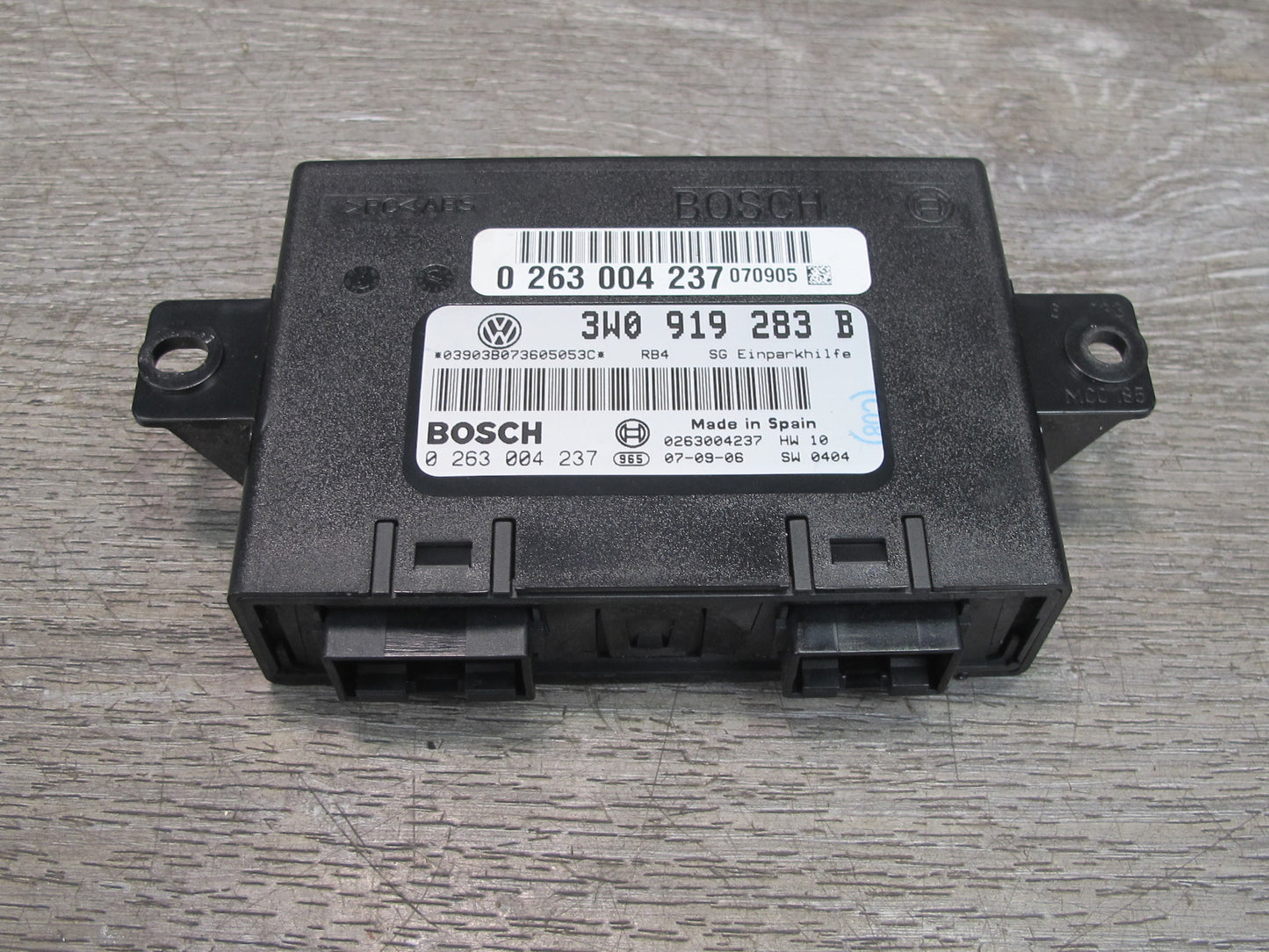 03-12 Bentley Continental GTC GT PDC Parking Assist Control Module 3W0919283B