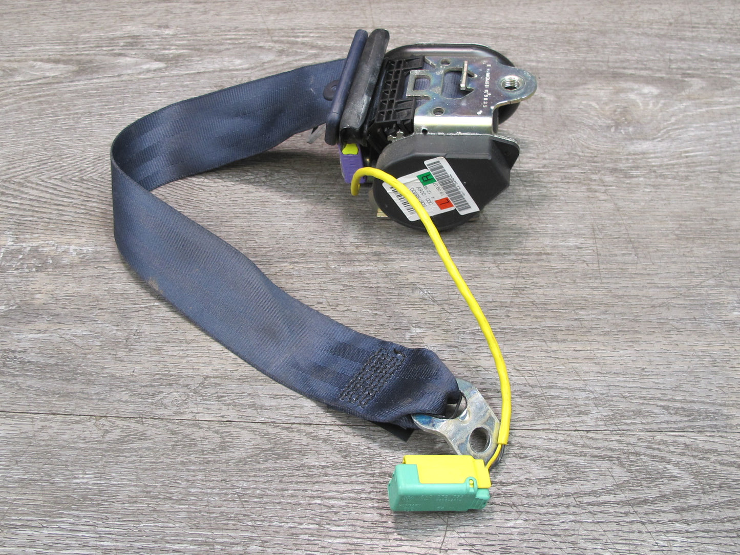 06-12 BENTLEY CONTINENTAL GTC REAR RIGHT PASSENGER SIDE SEATBELT RETRACTOR OEM