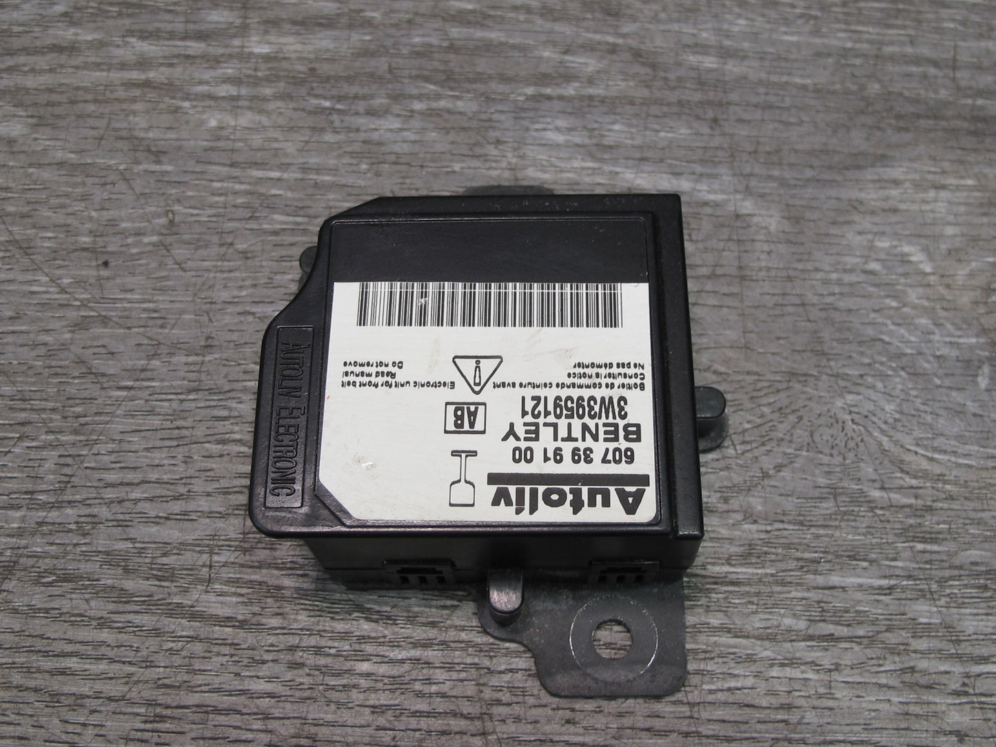 03-12 Bentley Continental GTC GT Front Seat Belt Control Module 3W3959121