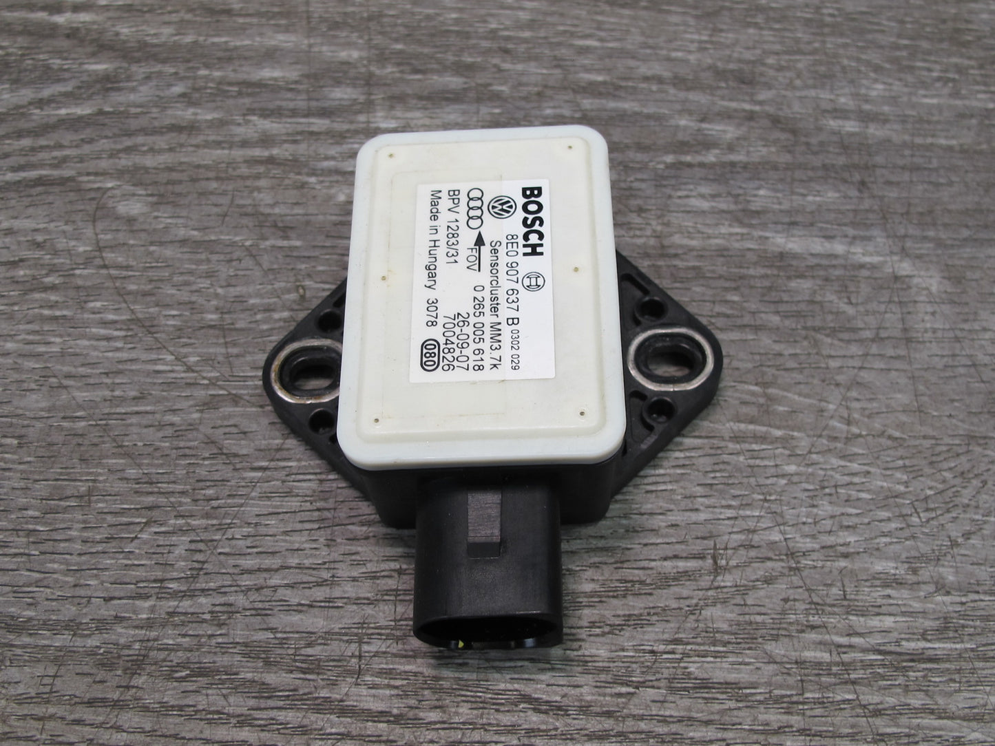 03-10 Bentley Continental GTC GT YAW Turn Rate Acceleration Sensor 8E0907637B