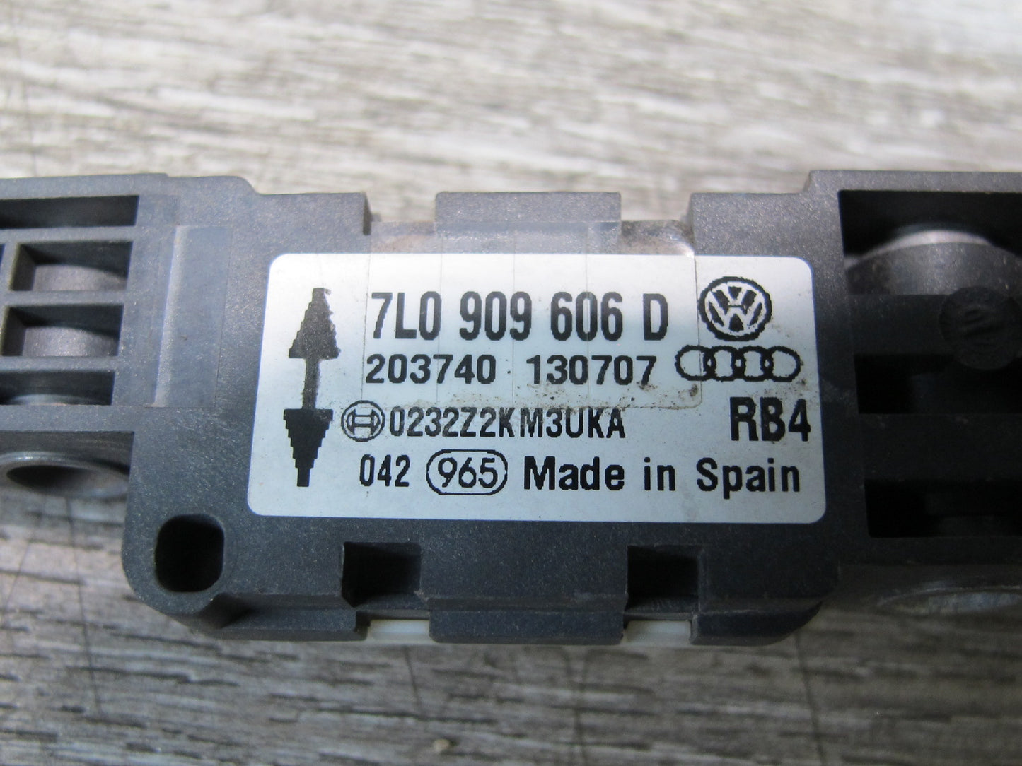 03-12 BENTLEY CONTINENTAL GT GTC LEFT & RIGHT SIDE SRS AIRBAG IMPACT SENSOR 4PCS OEM