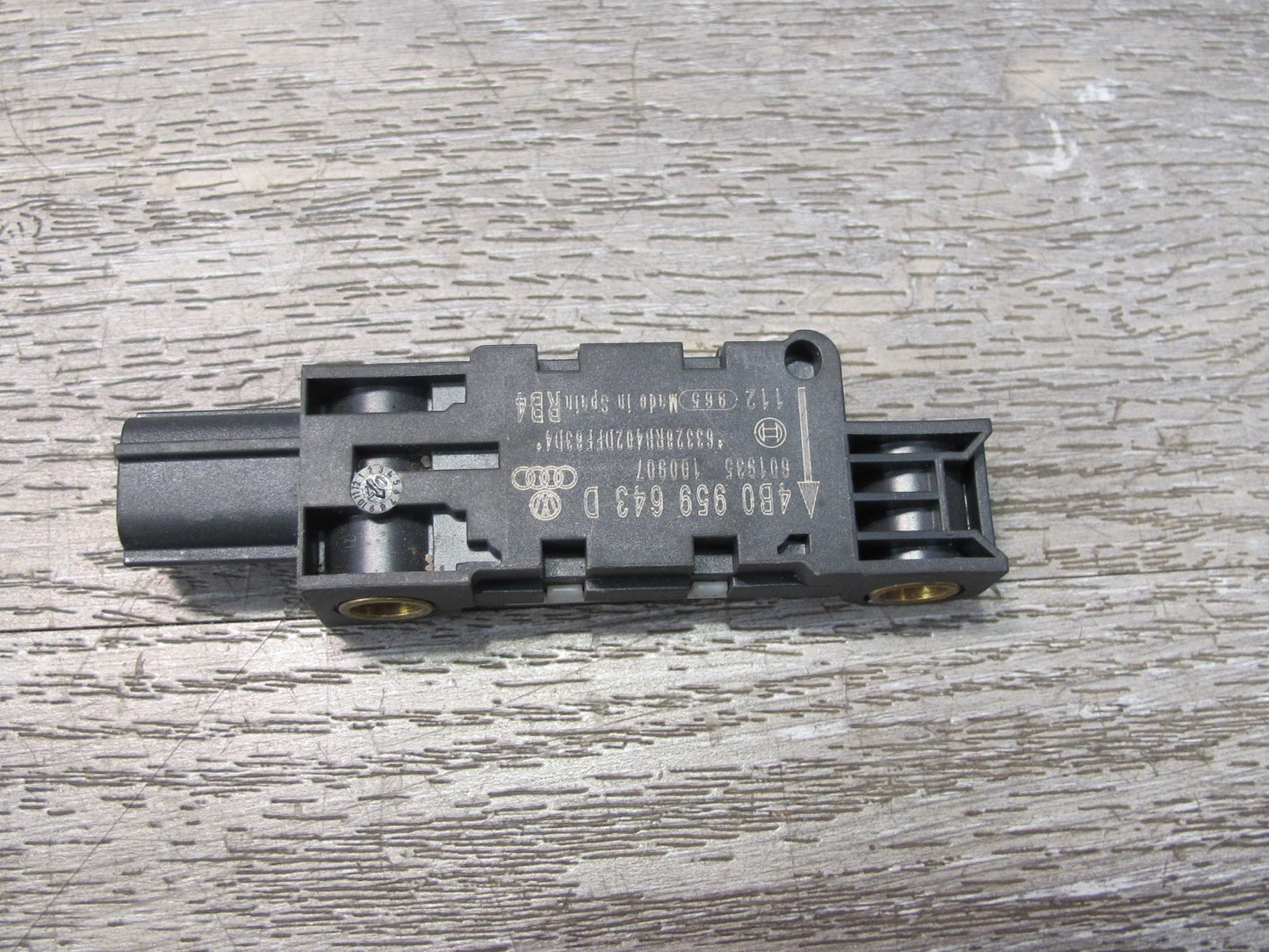 03-12 BENTLEY CONTINENTAL GT GTC LEFT & RIGHT SIDE SRS AIRBAG IMPACT SENSOR 4PCS OEM