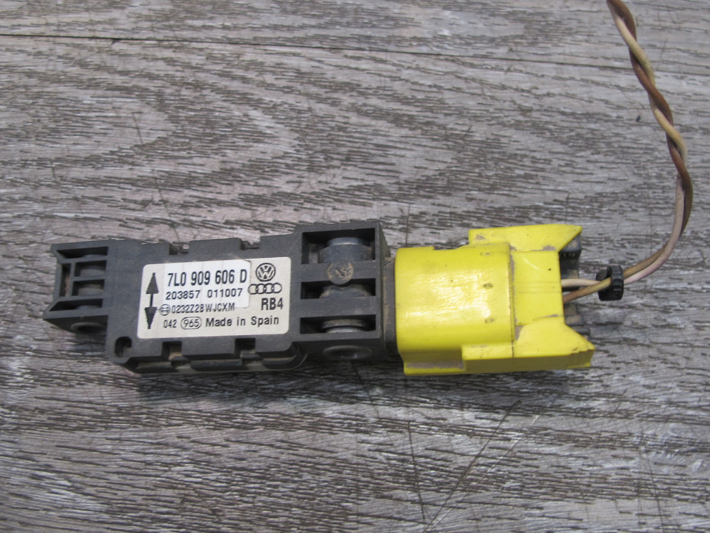03-12 BENTLEY CONTINENTAL GT GTC LEFT & RIGHT SIDE SRS AIRBAG IMPACT SENSOR 4PCS OEM