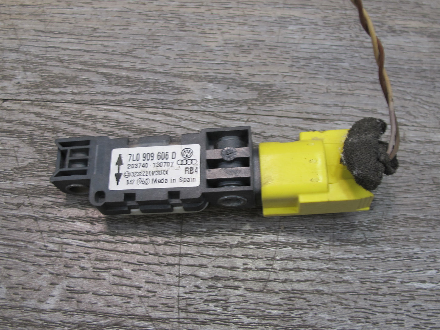 03-12 BENTLEY CONTINENTAL GT GTC LEFT & RIGHT SIDE SRS AIRBAG IMPACT SENSOR 4PCS OEM