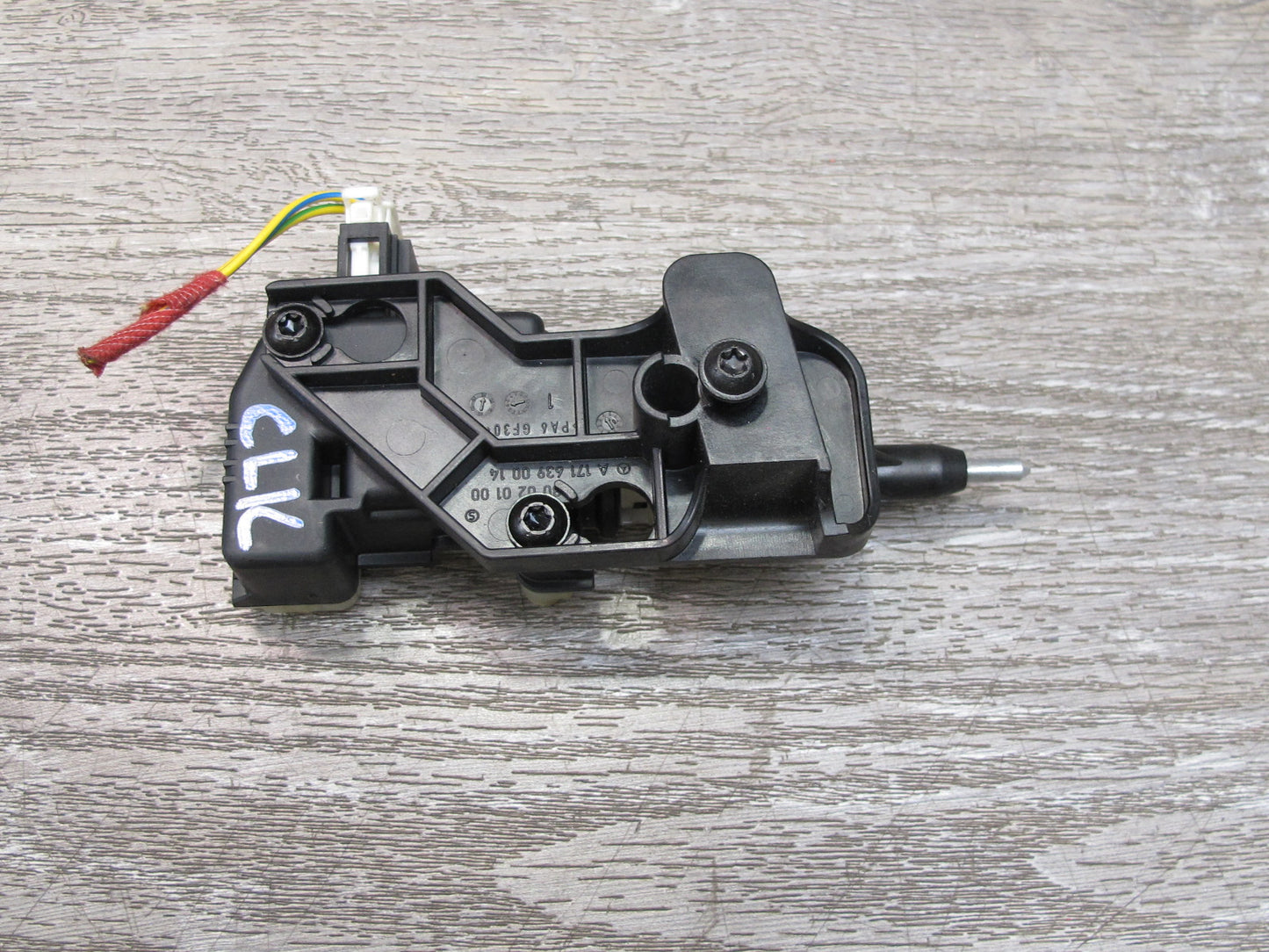 05-11 Mercedes R171 SLK Fuel Tank Filler Door Lid Housing Black w Actuator OEM
