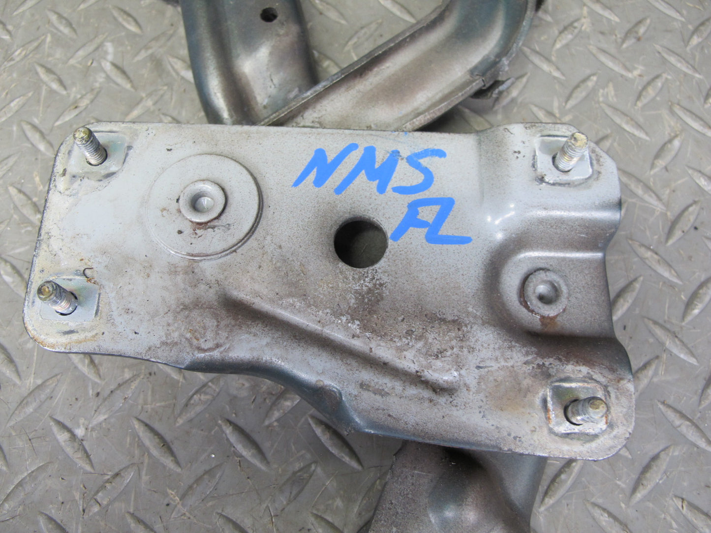 86-91 Mercedes W126 Set of 2 Front Left & Right Hood Hinge Dark Green OEM