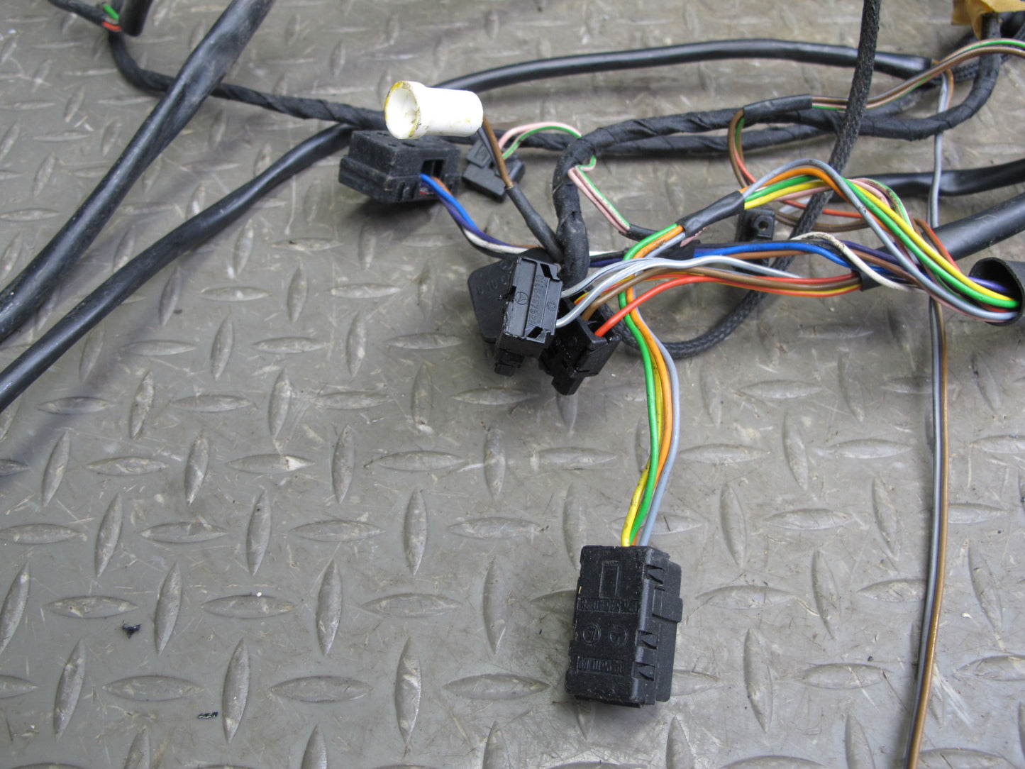 86-91 Mercedes W126 Set of 4 Front & Rear Door Wire Wiring Harness OEM